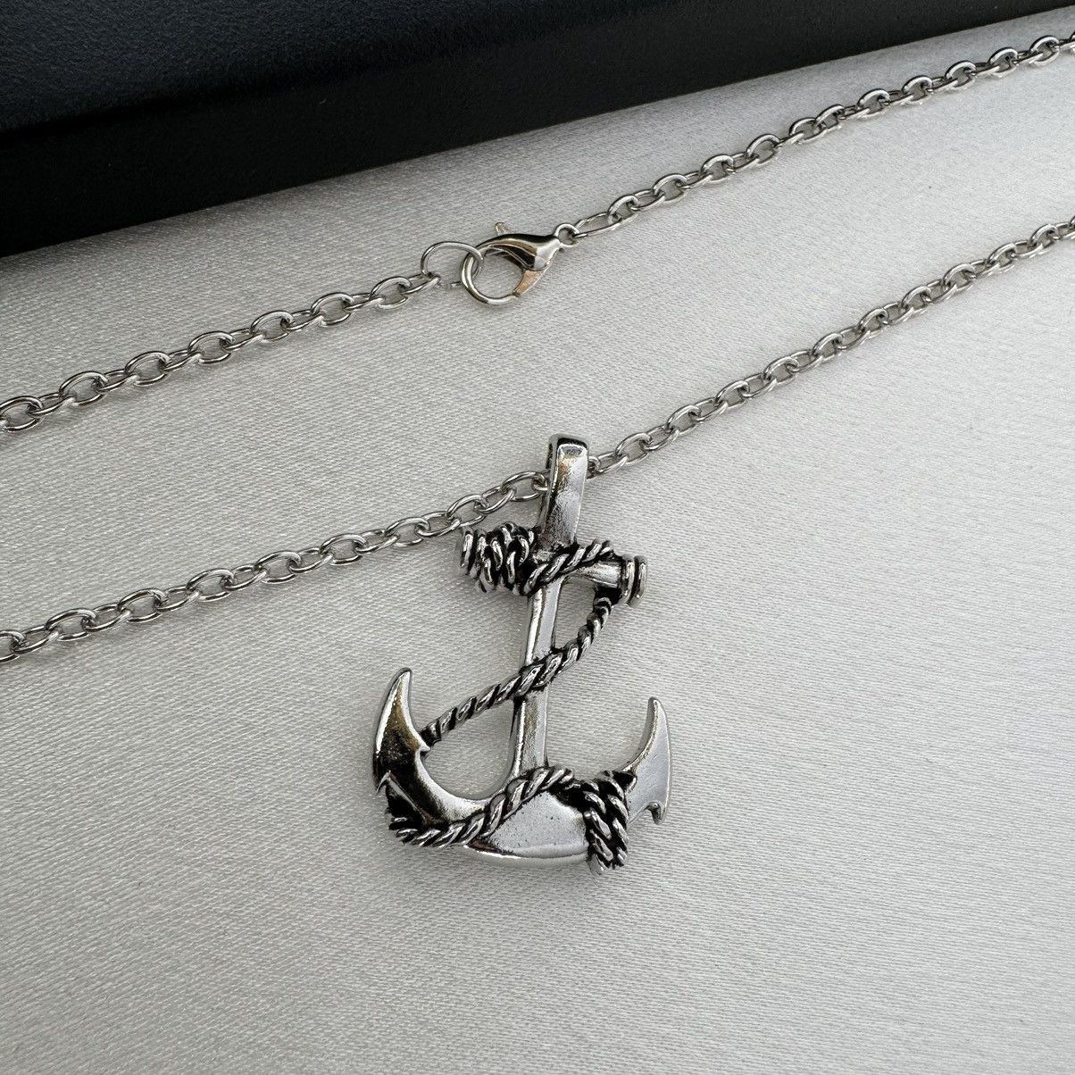 Other Anchor Pendant Necklace for Men Women,Hip Hop Unisex Style Size ONE SIZE - 3 Thumbnail