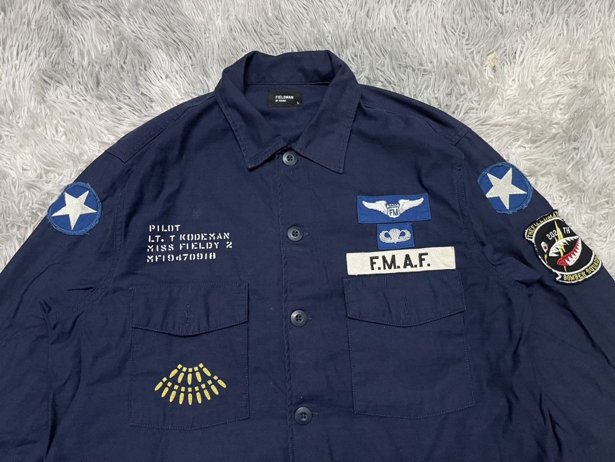 Edwin VINTAGE FIELDMAN BY EDWIN US AIRBONE MILITARY SHIRT Size US L / EU 52-54 / 3 - 6 Thumbnail