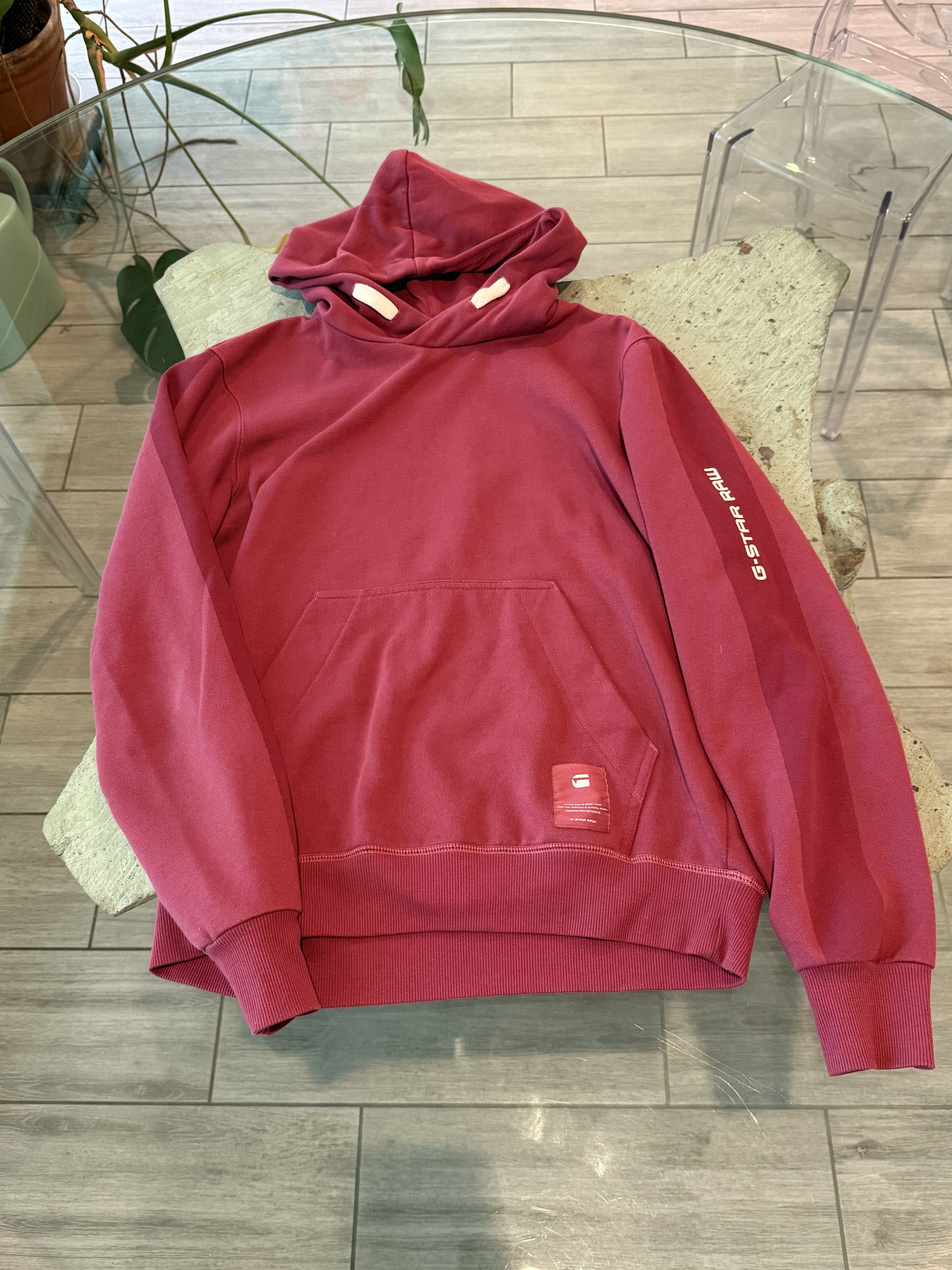 G-Star G-Star Maroon Hoodie Size US L / EU 52-54 / 3 - 1 Thumbnail