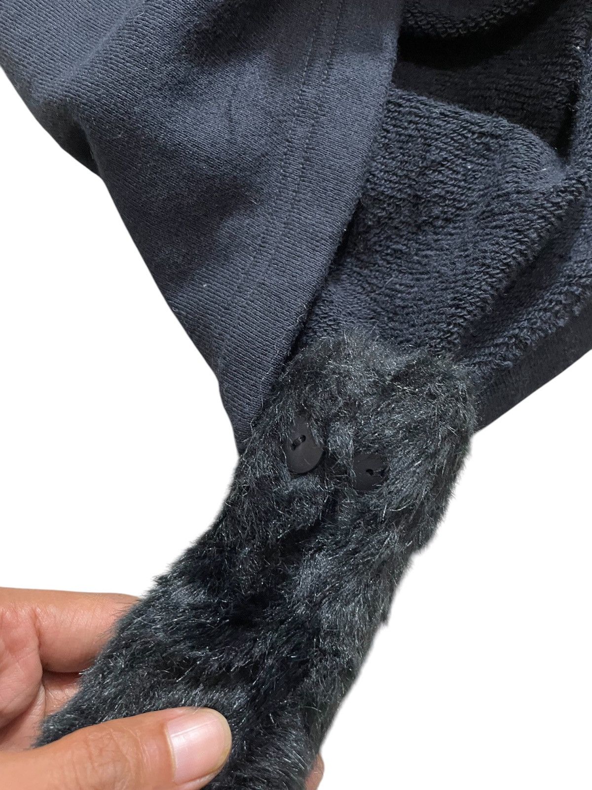 Japanese Brand × Vintage Maxicimam Ear Cat Faux Fur Zipp Hoodie Size US M / EU 48-50 / 2 - 5 Thumbnail