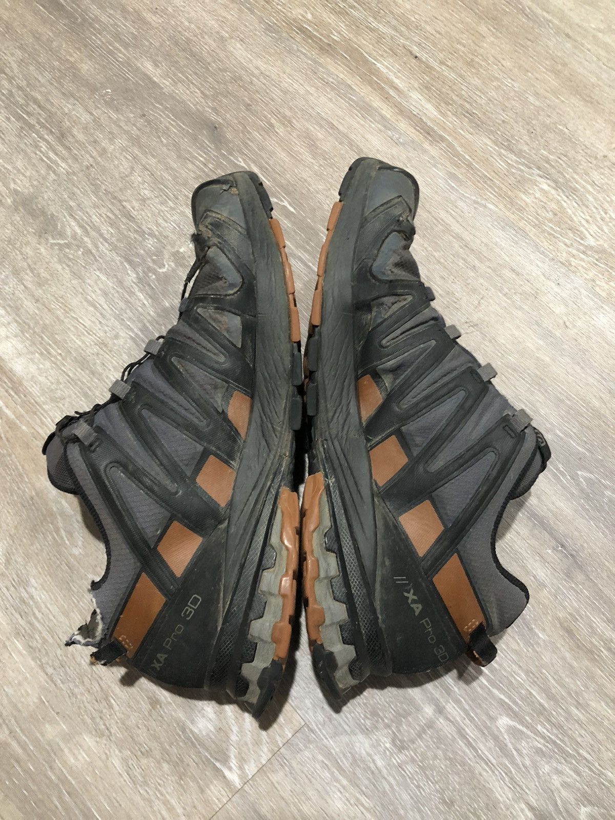 Salomon Salomon XA Pro 3D GTX Trail Running Shoes Ebony Caramel Size US 11 / EU 44 - 10 Thumbnail