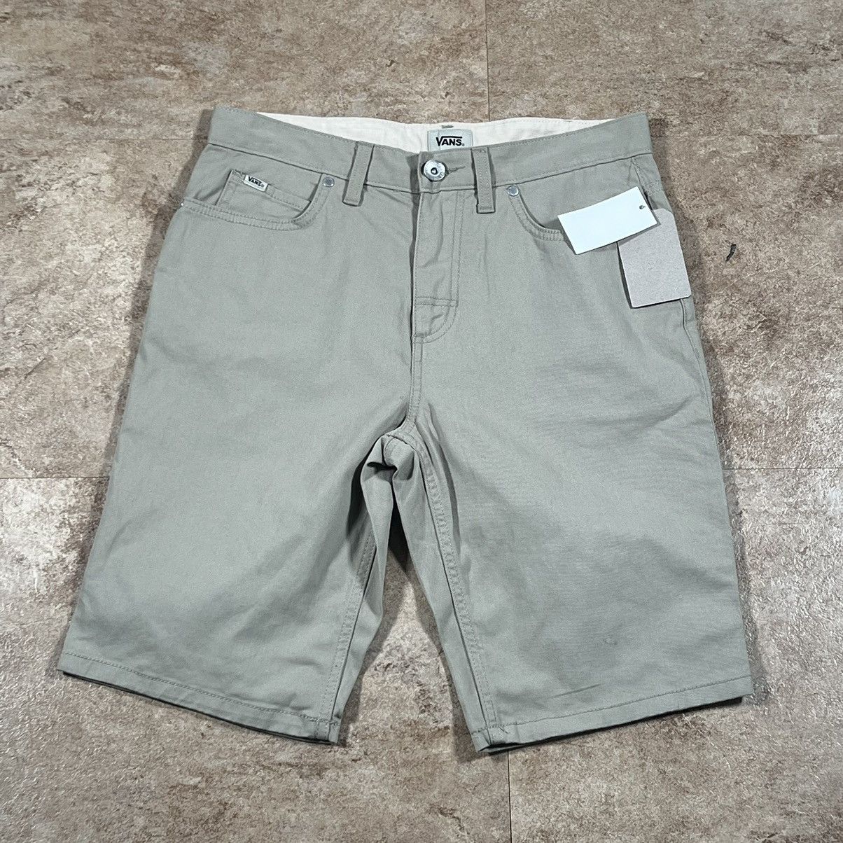 Vans Brand New Vans Khaki Jean Shorts Skater Y2k Style sz 28 Size US 28 / EU 44 - 1 Thumbnail