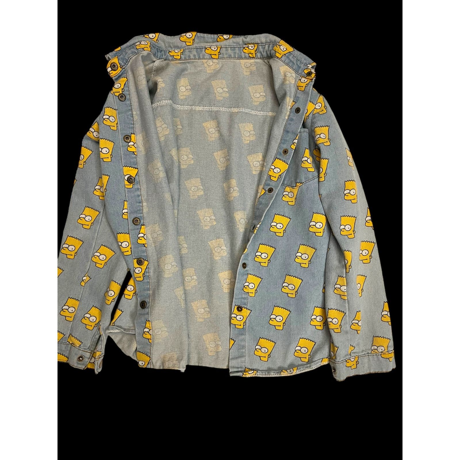 The Simpsons Vintage 90s Bart Simpson Denim Jacket - All Woman’s Jacket Size M / US 6-8 / IT 42-44 - 11 Thumbnail
