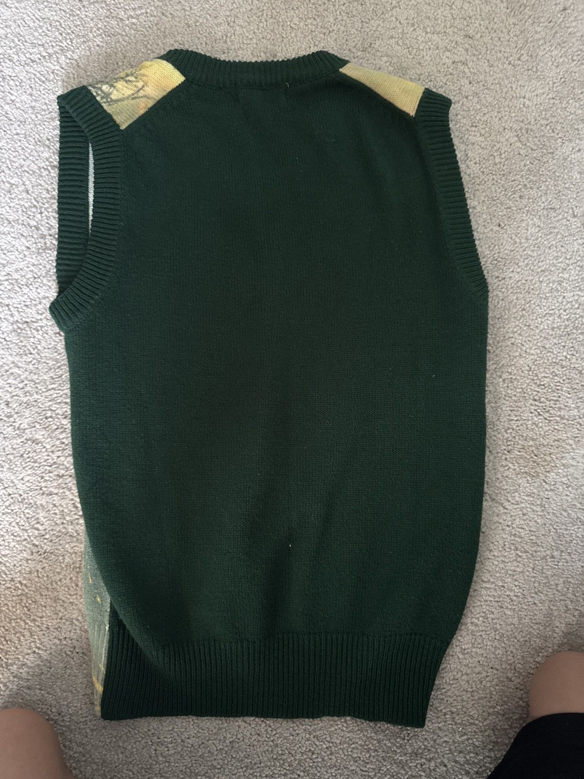 Vintage Green bird sweater vest Size US M / EU 48-50 / 2 - 1 Thumbnail