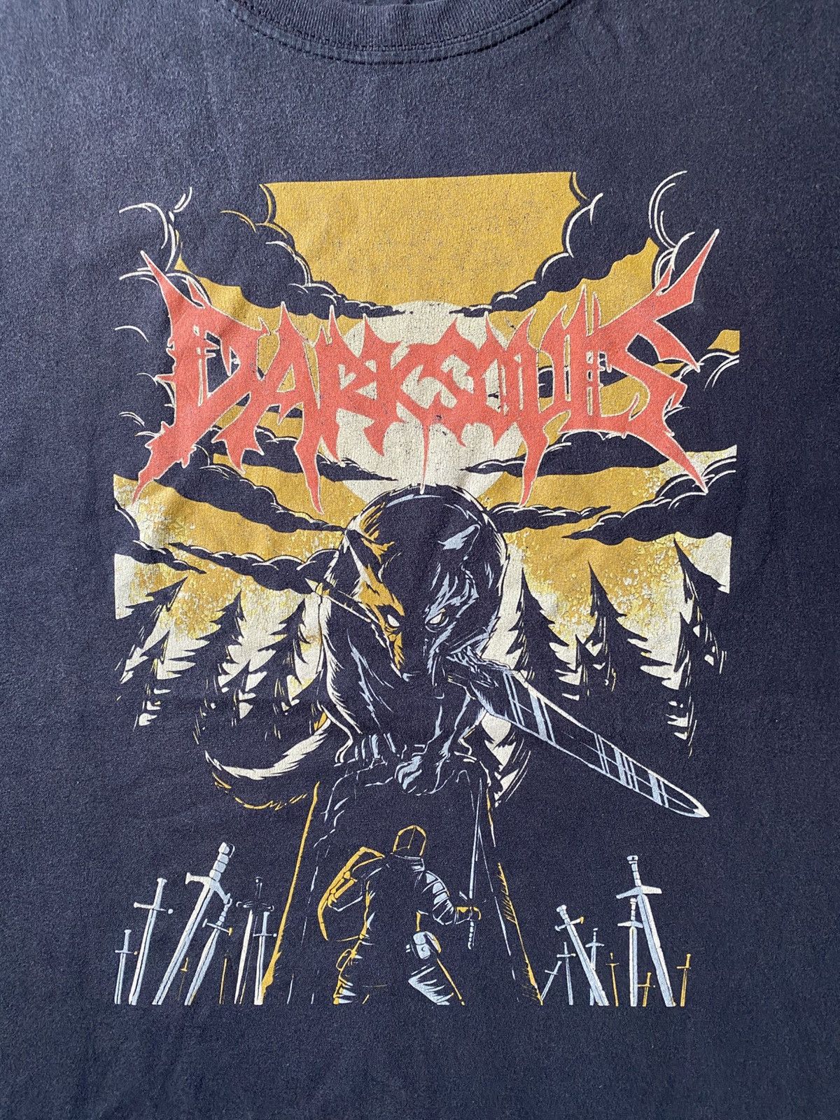 Japanese Brand × Playstation × Vintage Dark Souls Game T-Shirt Size US L / EU 52-54 / 3 - 2 Thumbnail