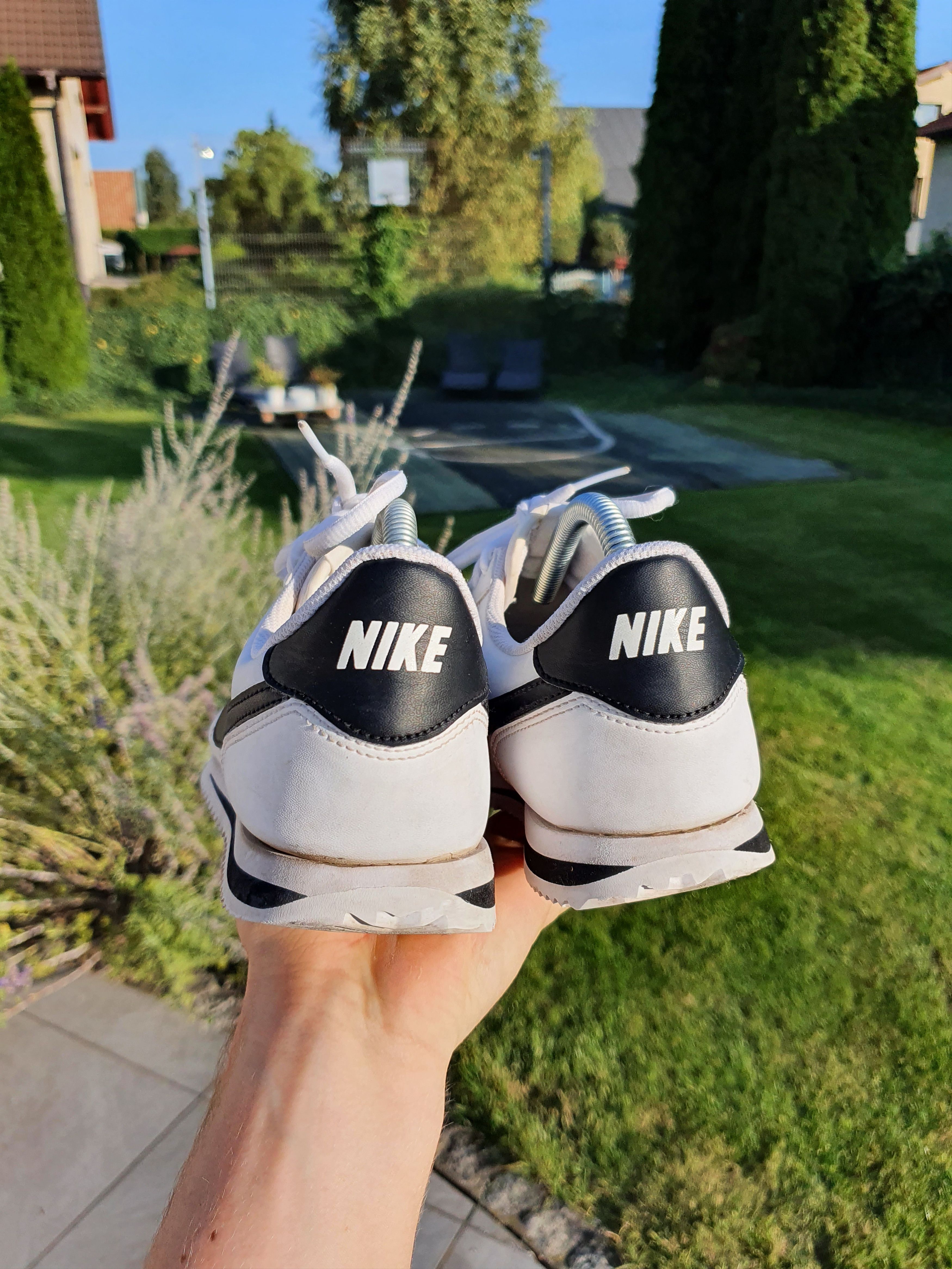 Nike 2022 Nike Cortez Basic SL White Black Los Angeles Raiders Size US 7 / IT 37 - 3 Thumbnail