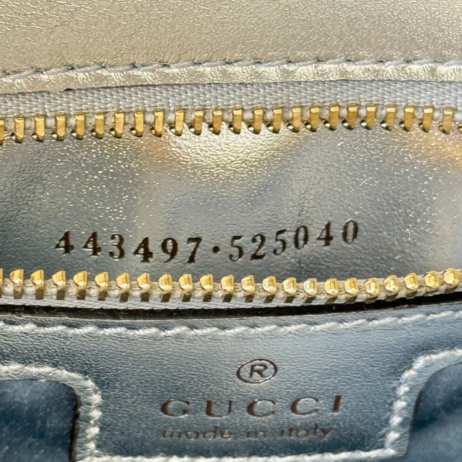 Gucci Gucci Matelasse Small GG Marmont Iridescent Snow Light Blue Size ONE SIZE - 12 Thumbnail