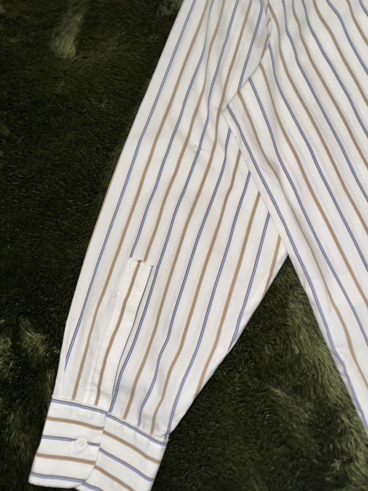 Camiel Fortgens [M] Camiel Fortgens Rough Cutting Stripe Cotton Shirt Size US M / EU 48-50 / 2 - 13 Thumbnail