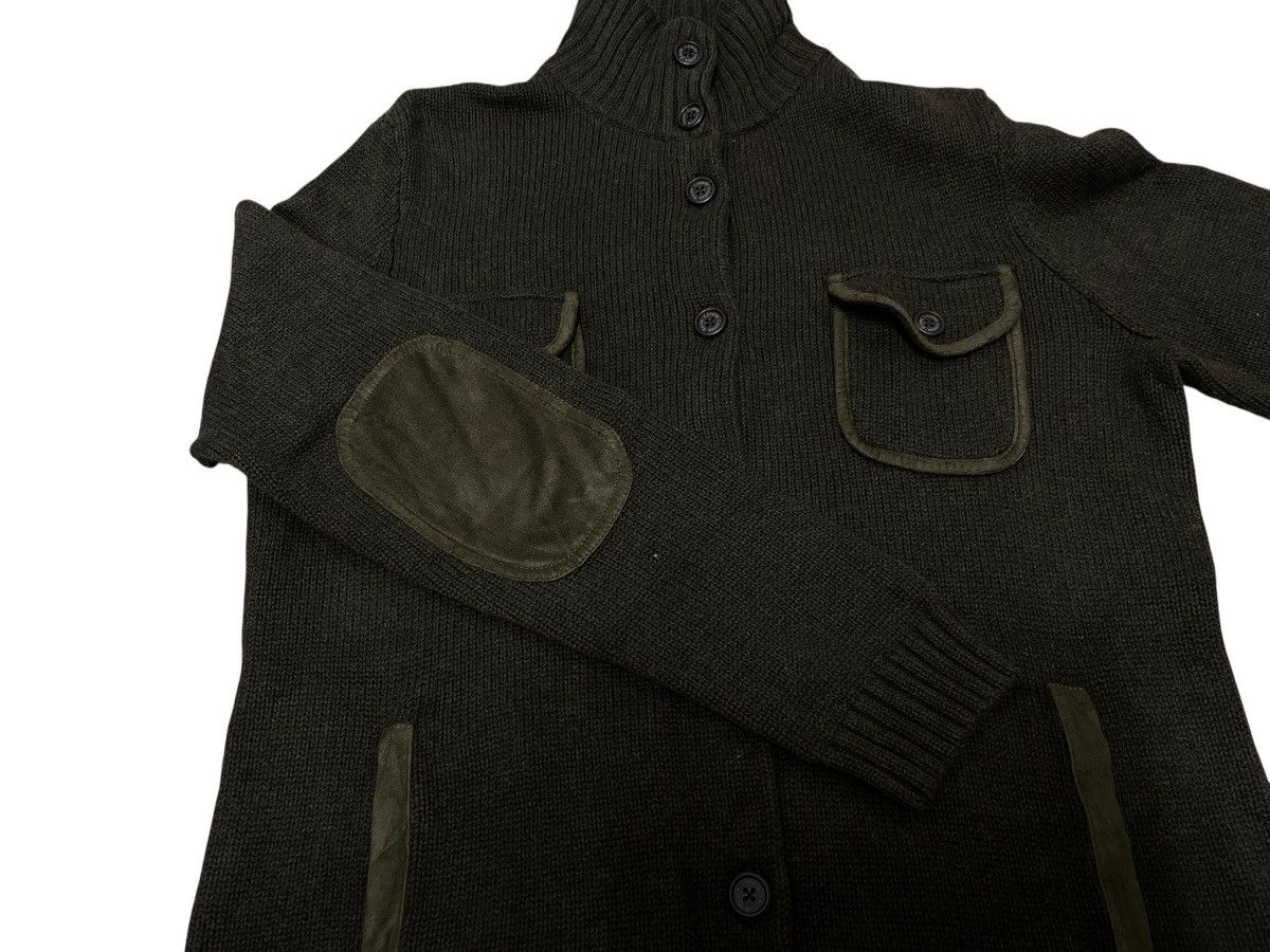 Lauren Ralph Lauren Lauren Ralph Lauren Olive Sweater w/ Elbow Patches Size XL / US 12-14 / IT 48-50 - 4 Thumbnail