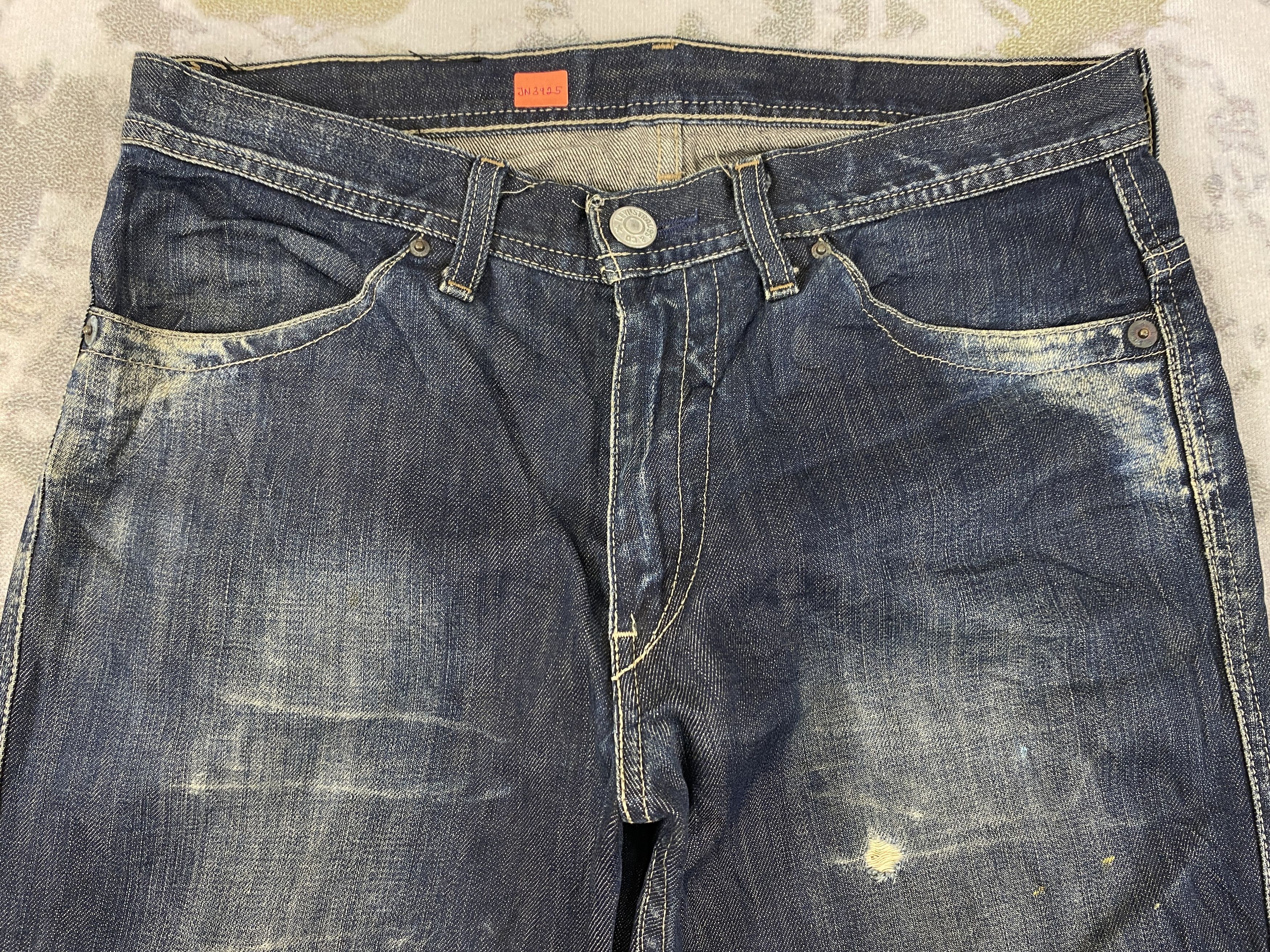 Levi's Distressed Vintage Levi's 704 Jeans 33x29.5 Denim- JN3925 Size US 33 - 3 Thumbnail