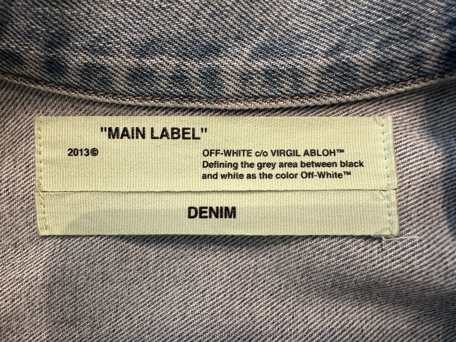 Off-White Off-White Denim Jacket Size XS / US 0-2 / IT 36-38 - 6 Thumbnail