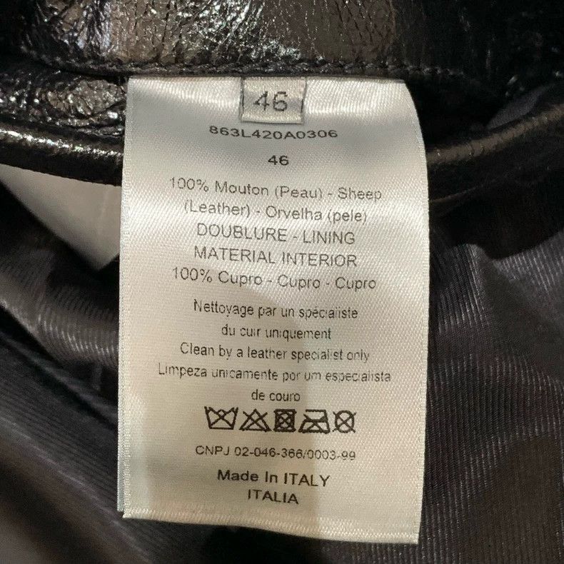 Dior DiorMotorcycle-style cowhide jacket 2503-Nextarrow Size US S / EU 44-46 / 1 - 7 Thumbnail