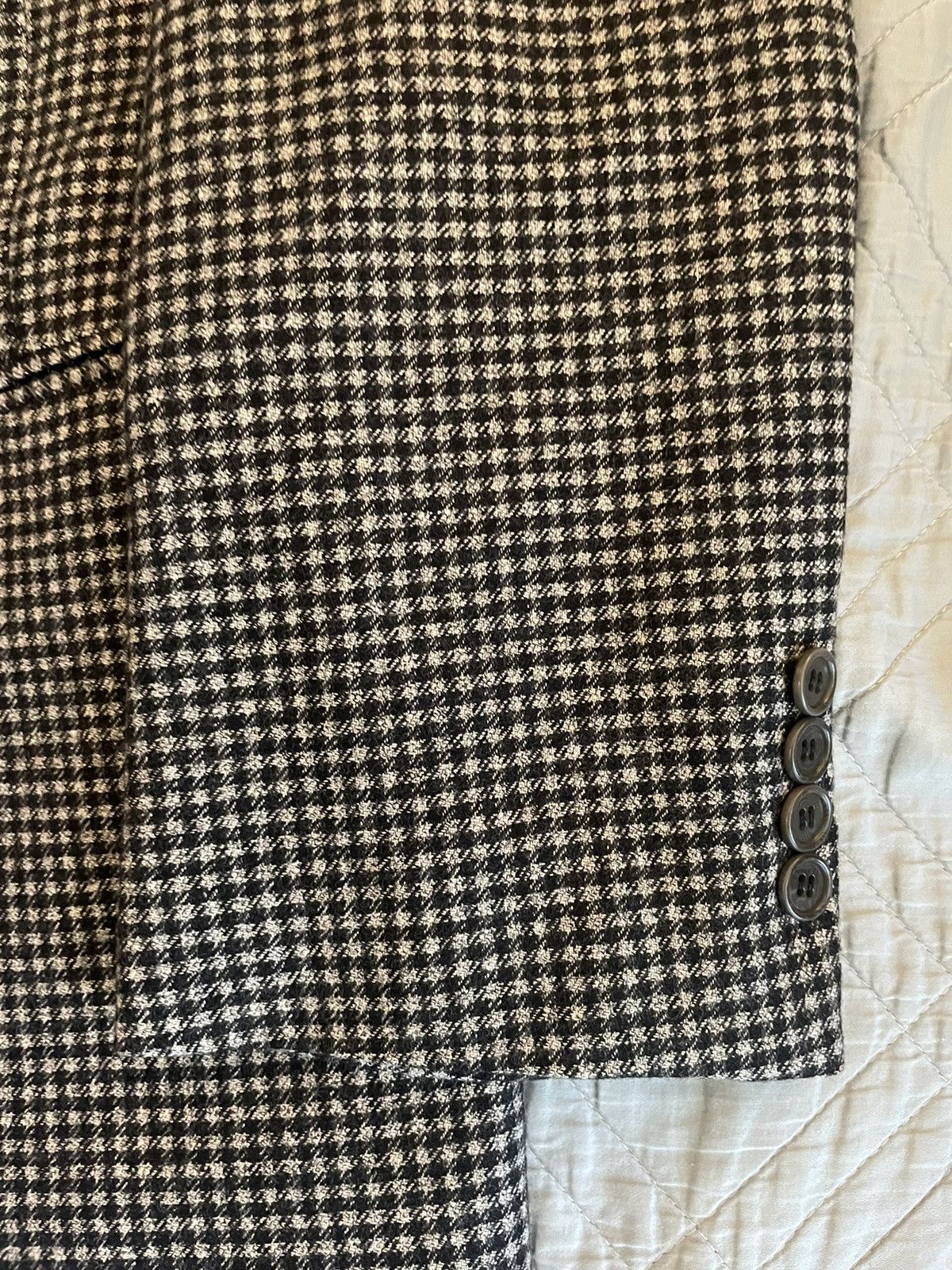 Armani Collezioni Small Check Wool GIORGIO Jacket Size 44R - 2 Thumbnail