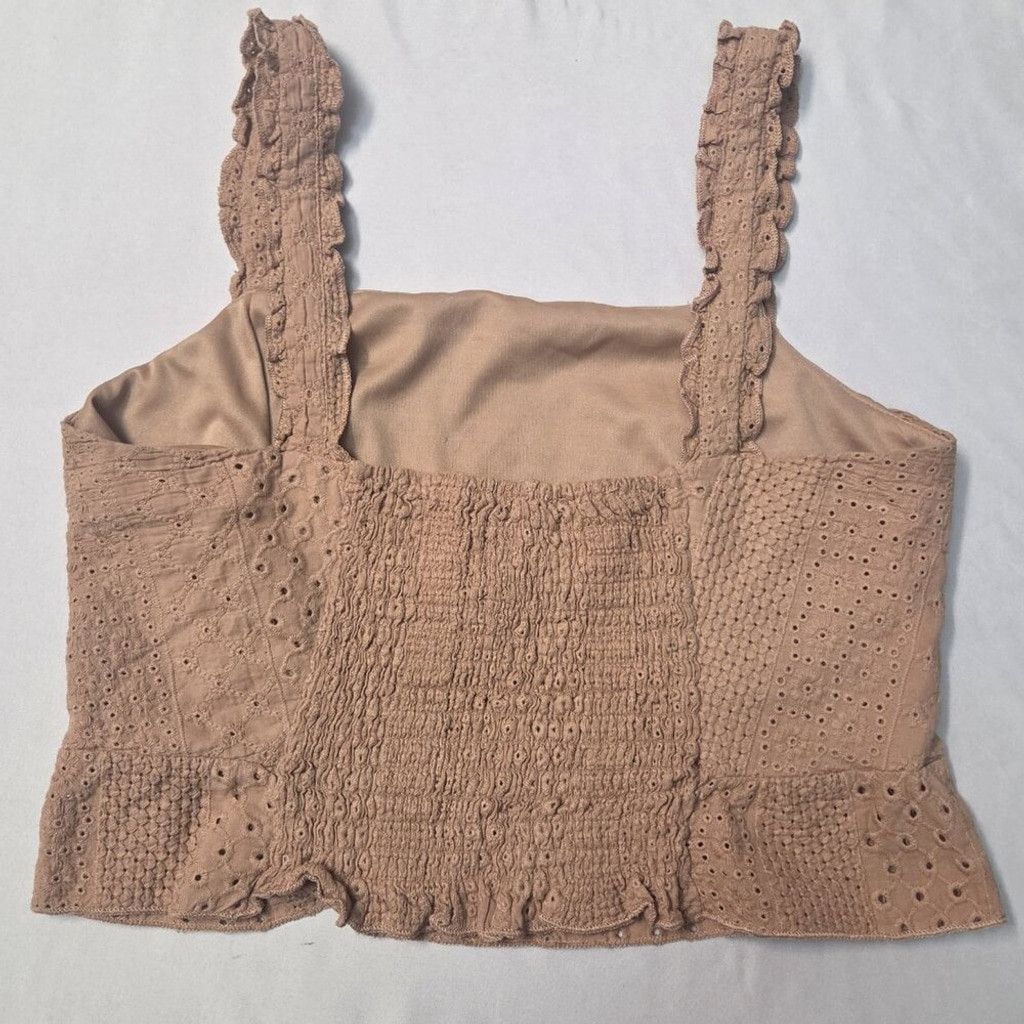 Other urban romantics brown cropped straps medium y2K eyelet lace Size M / US 6-8 / IT 42-44 - 2 Thumbnail