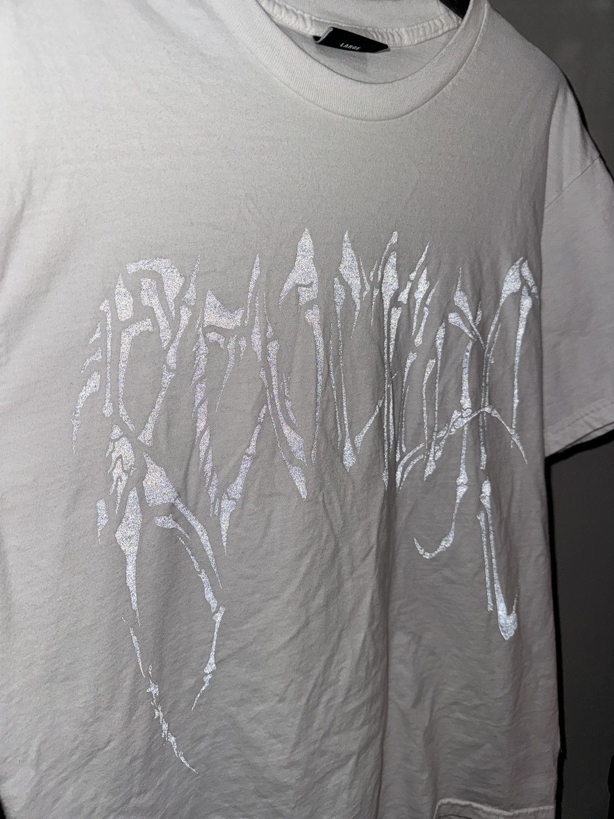 Revenge Revenge Bones Reflective Tee White L Size US L / EU 52-54 / 3 - 2 Thumbnail