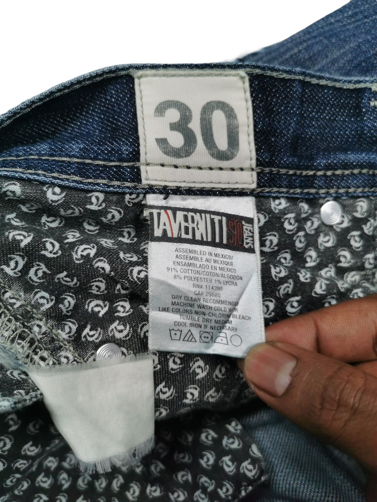 Taverniti Taverniti So Jeans Flared Distressed Bootcut Denim Y2K Style Size US 30 / EU 46 - 10 Thumbnail