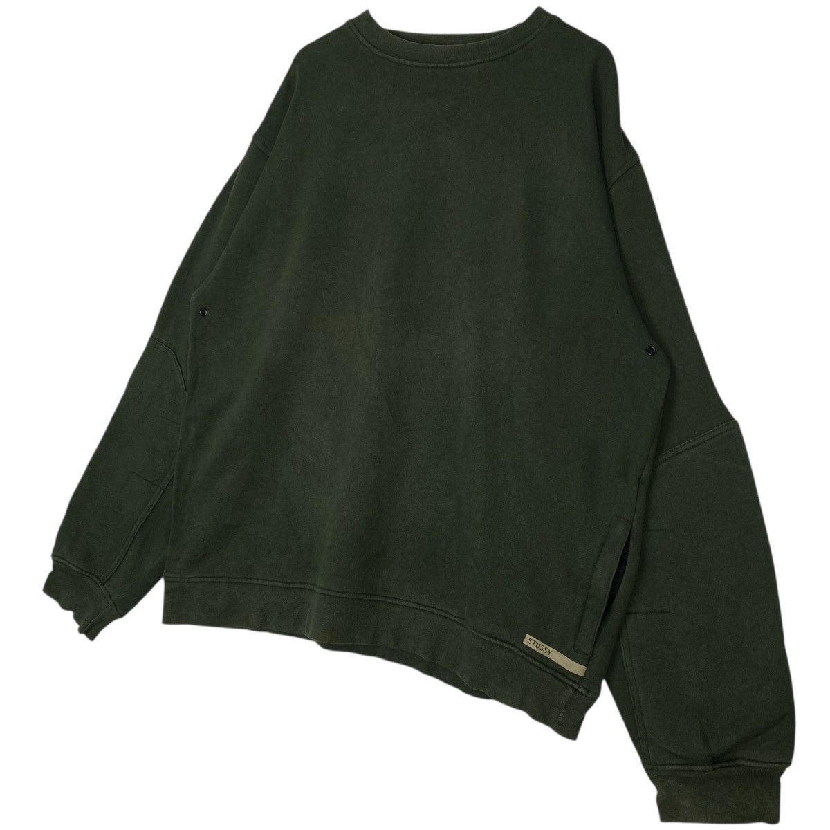 Other Vintage Stussy Crewneck Sweatshirt Green Pullover Size XL Size US XL / EU 56 / 4 - 2 Thumbnail