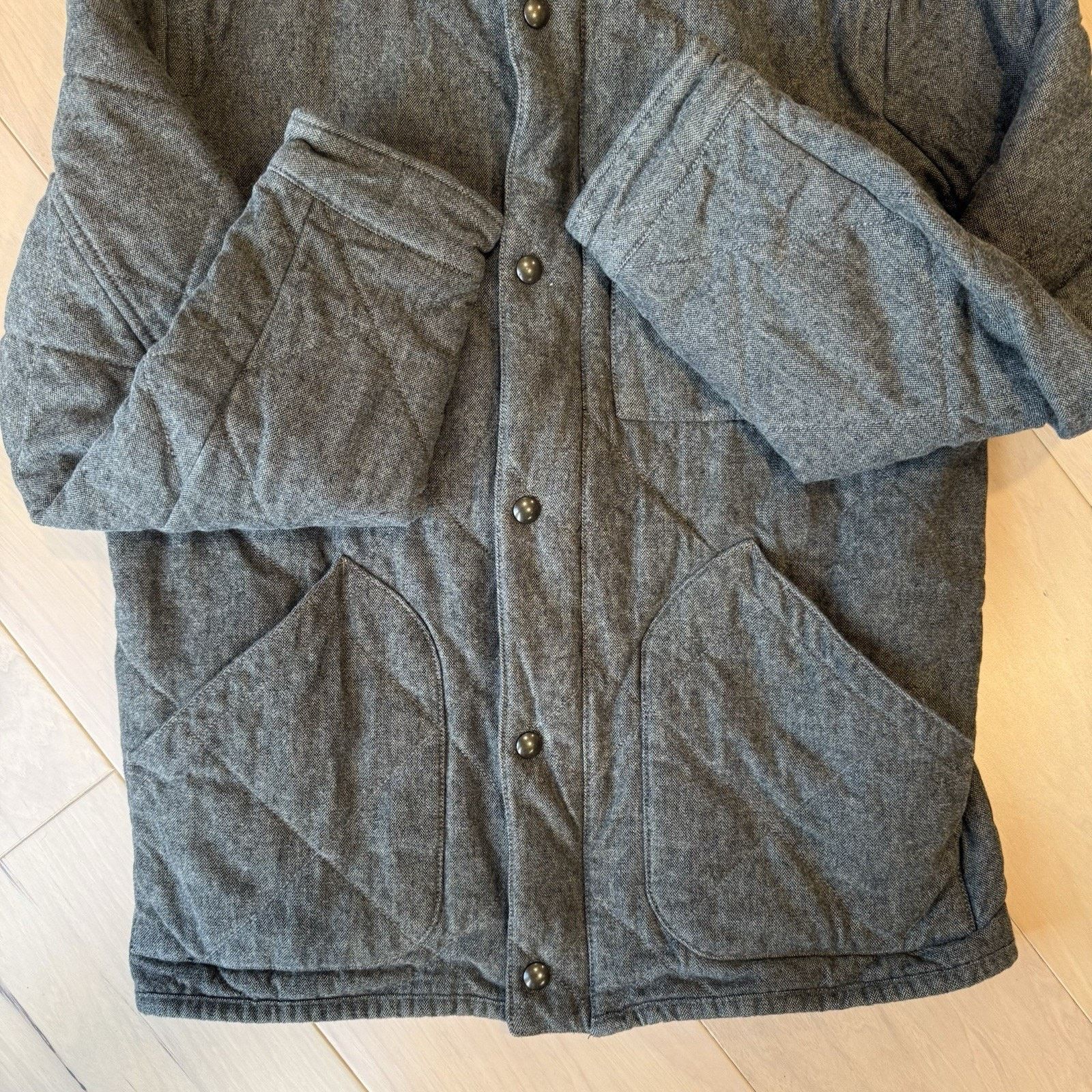 J.Crew J Crew Sussex Jacket Medium Gray Brown Full Zip Insulated Size US M / EU 48-50 / 2 - 5 Thumbnail