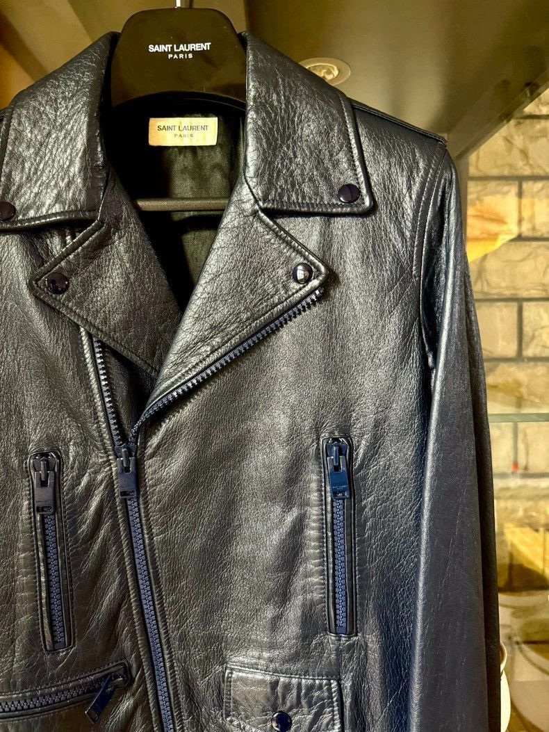Saint Laurent Paris Saint Laurent Paris 16FWL01 motorcycle jacket-2506 Size US S / EU 44-46 / 1 - 2 Thumbnail