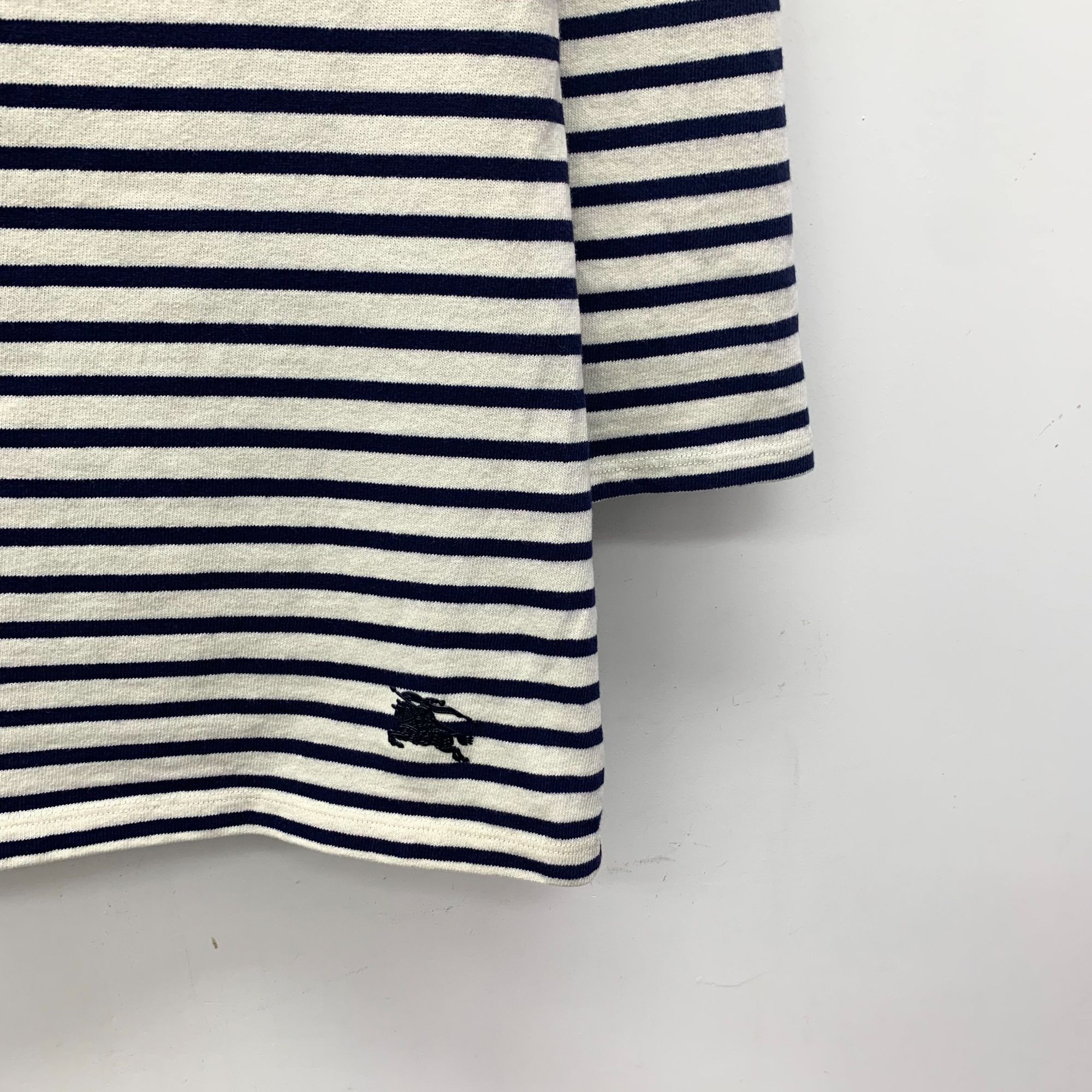 Burberry Burberry Brit Striped Cotton Long-Sleeve T-Shirt With Warhor Size M / US 6-8 / IT 42-44 - 4 Thumbnail