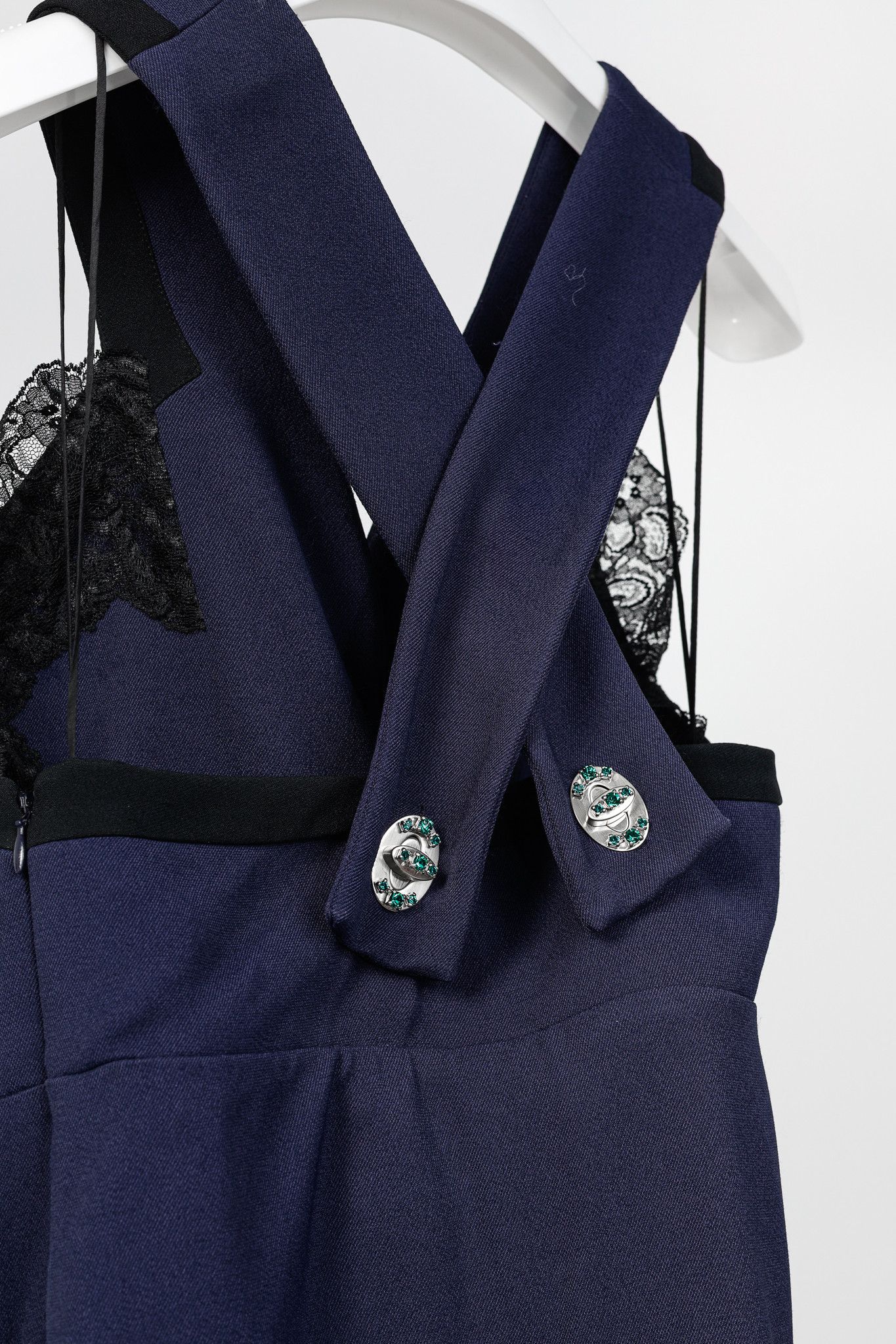 Miu Miu Miu Miu Cruise 2010 Viscose Crepe Crytal-Toggle Mini Dress Size M / US 6-8 / IT 42-44 - 9 Thumbnail