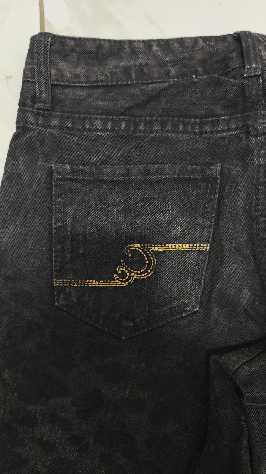 Japanese Brand Jeans Denim Custom Culture Y2K Black Camo Size US 40 / EU 56 - 12 Thumbnail
