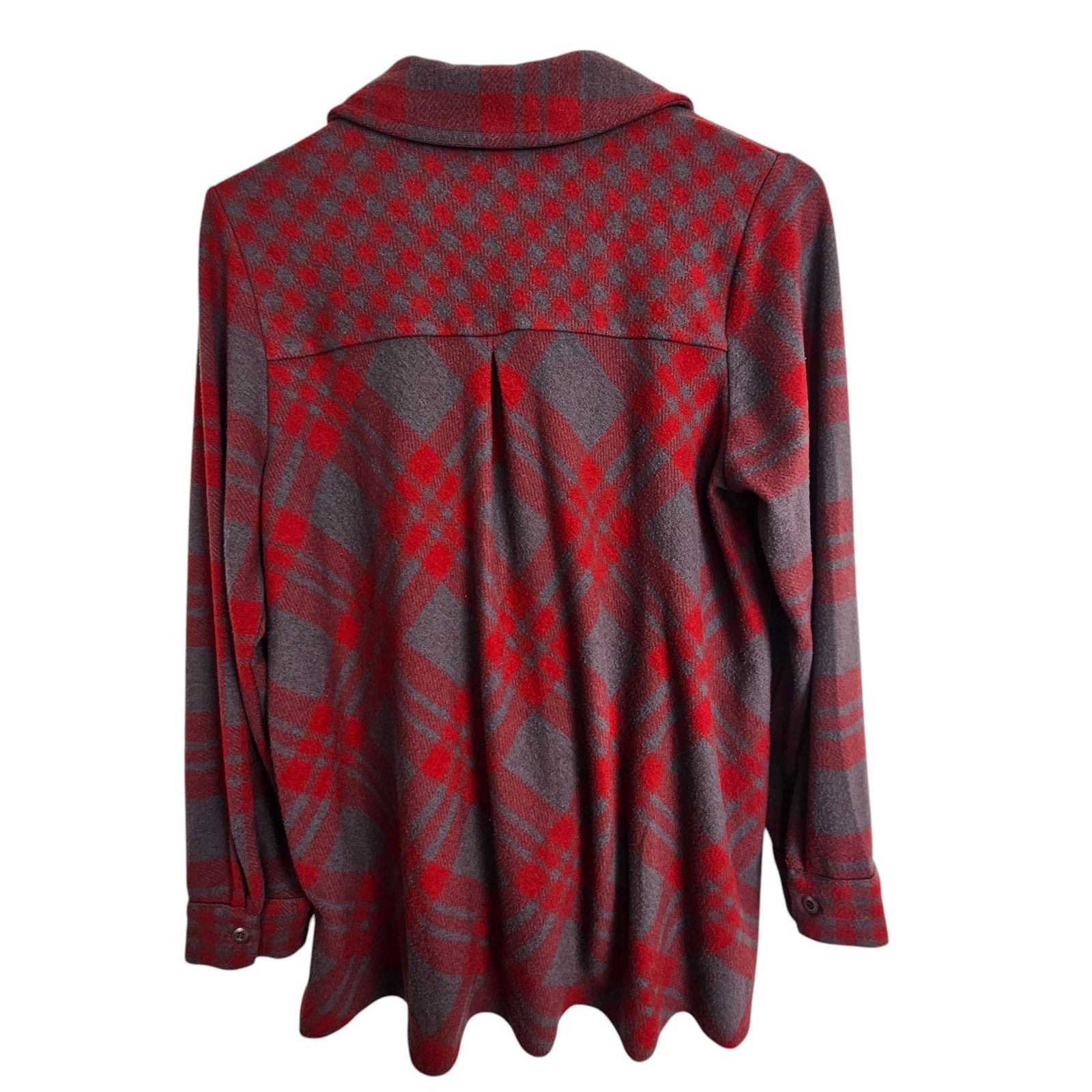 Soft Surroundings Soft Surroundings Womens Paramour Plaid Button Front Shirt Size S / US 4 / IT 40 - 9 Thumbnail
