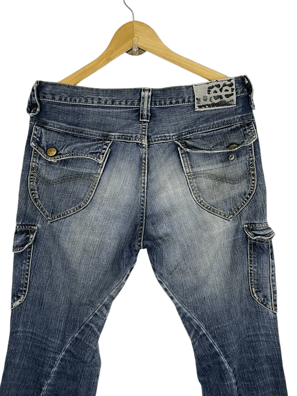 Lee × Vintage Vintage Lee Raider Distressed Denim Cargo Size US 38 / EU 54 - 7 Thumbnail