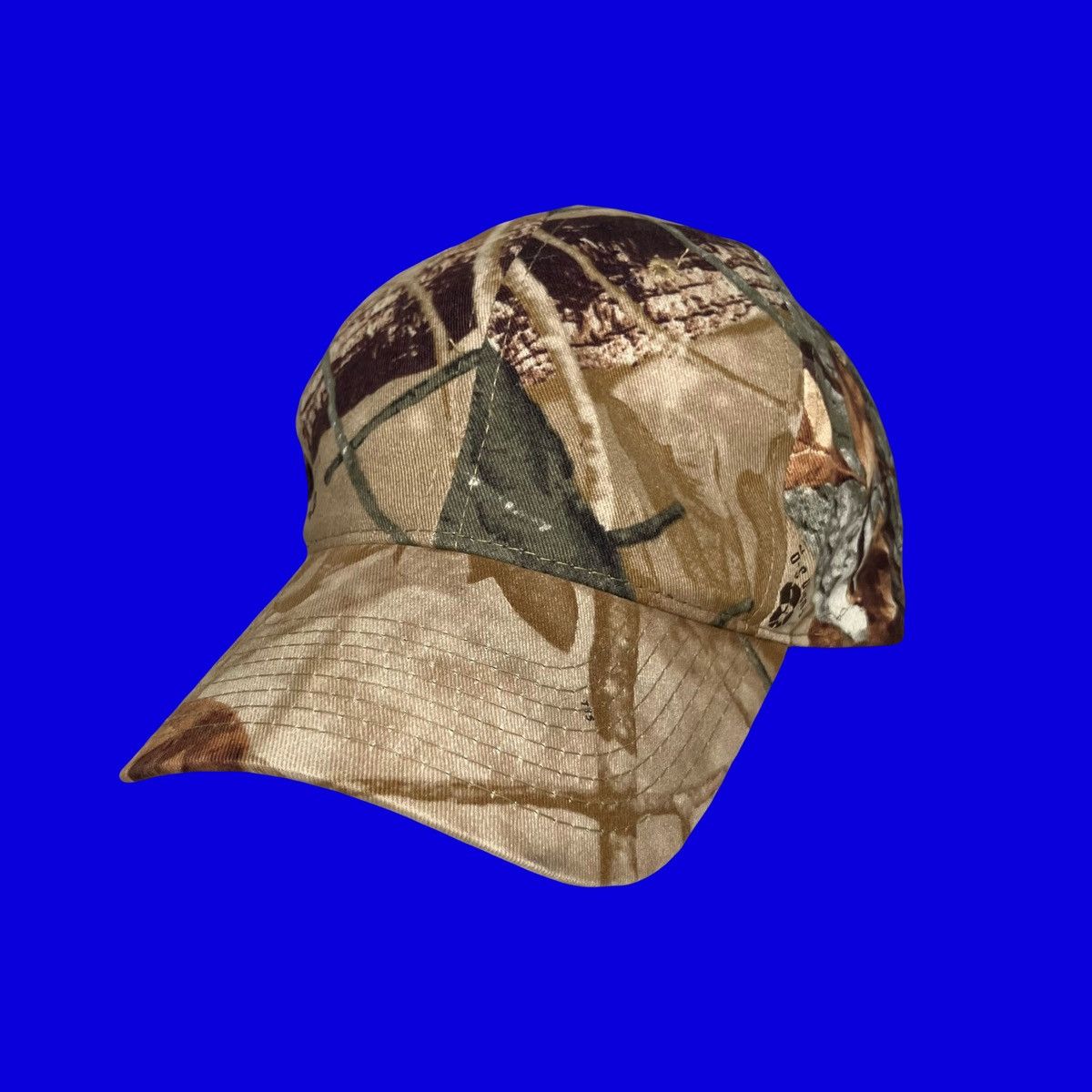 Vintage Vintage 90s Blank Hunting Camo Snap Back Dad Hat Size ONE SIZE - 1 Thumbnail