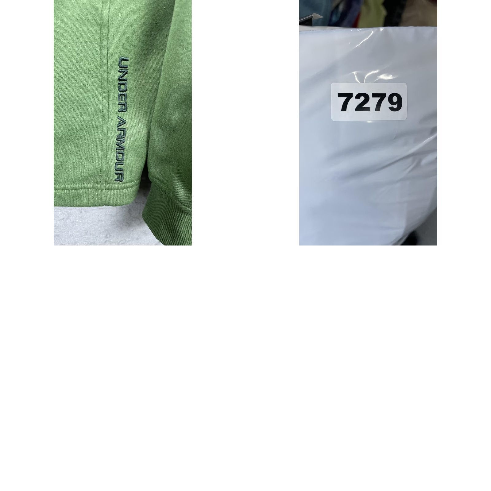 Under Armour Under Armour Jacket Mens Medium Green Fleece Full Zip Athletic Sweatshirt Size US M / EU 48-50 / 2 - 8 Thumbnail