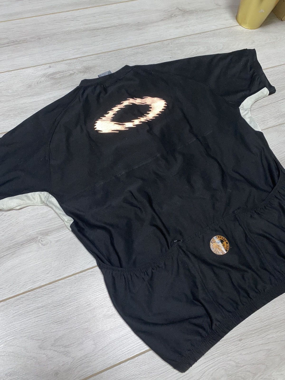 Oakley Oakley big logo multipcoket tee shirt jersey bicycle gear Size US XL / EU 56 / 4 - 3 Thumbnail