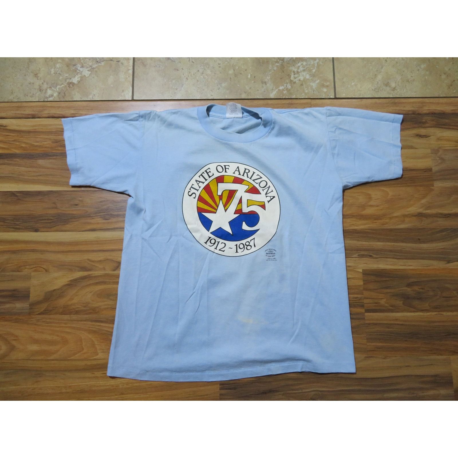 Other Arizona State Seal 75th Anniversary Statehood T-shirt Blue L Size US L / EU 52-54 / 3 - 1 Thumbnail