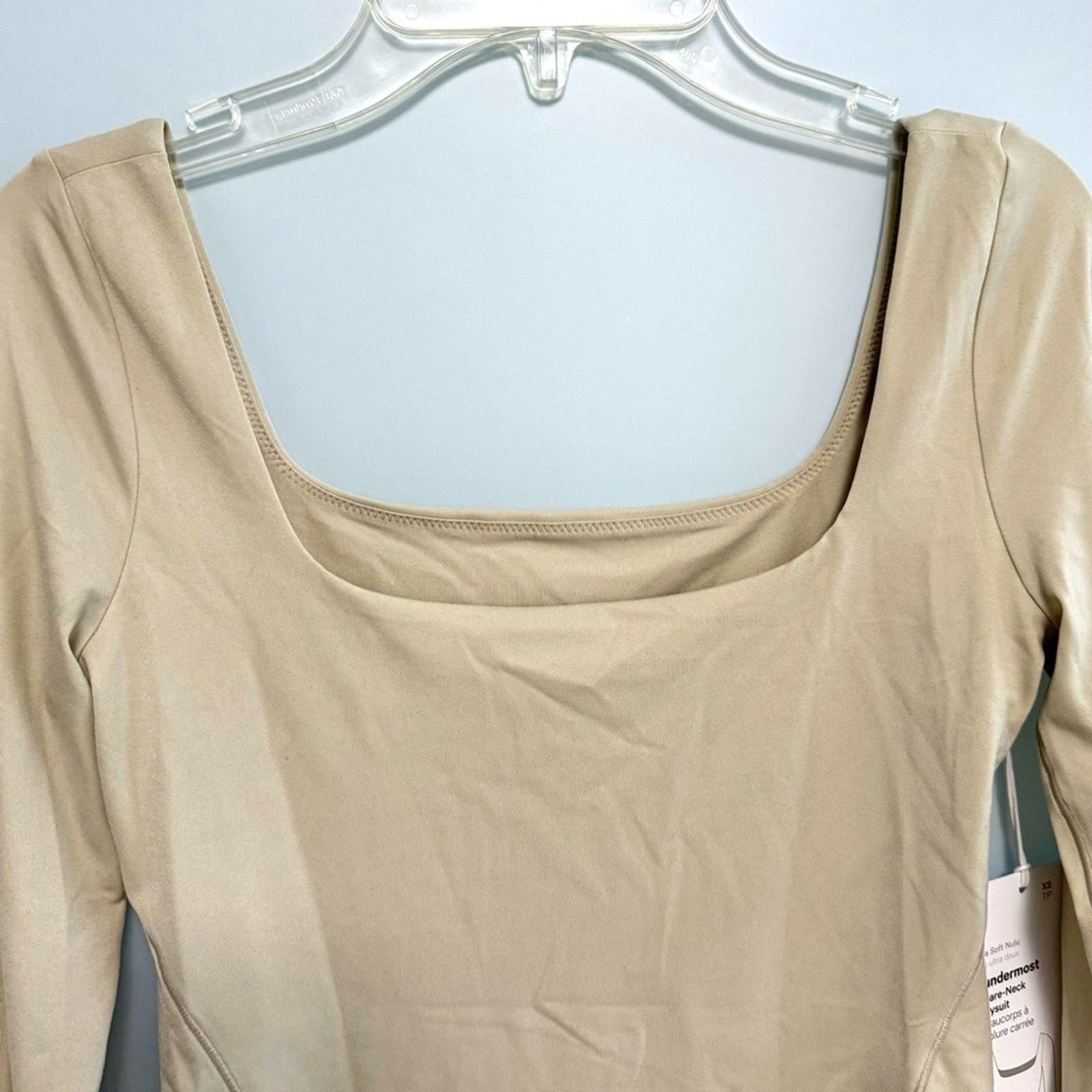 Lululemon NEW! WUNDERMOST Square-Neck Bodysuit LULULEMON, Size XS Size XS / US 0-2 / IT 36-38 - 10 Thumbnail