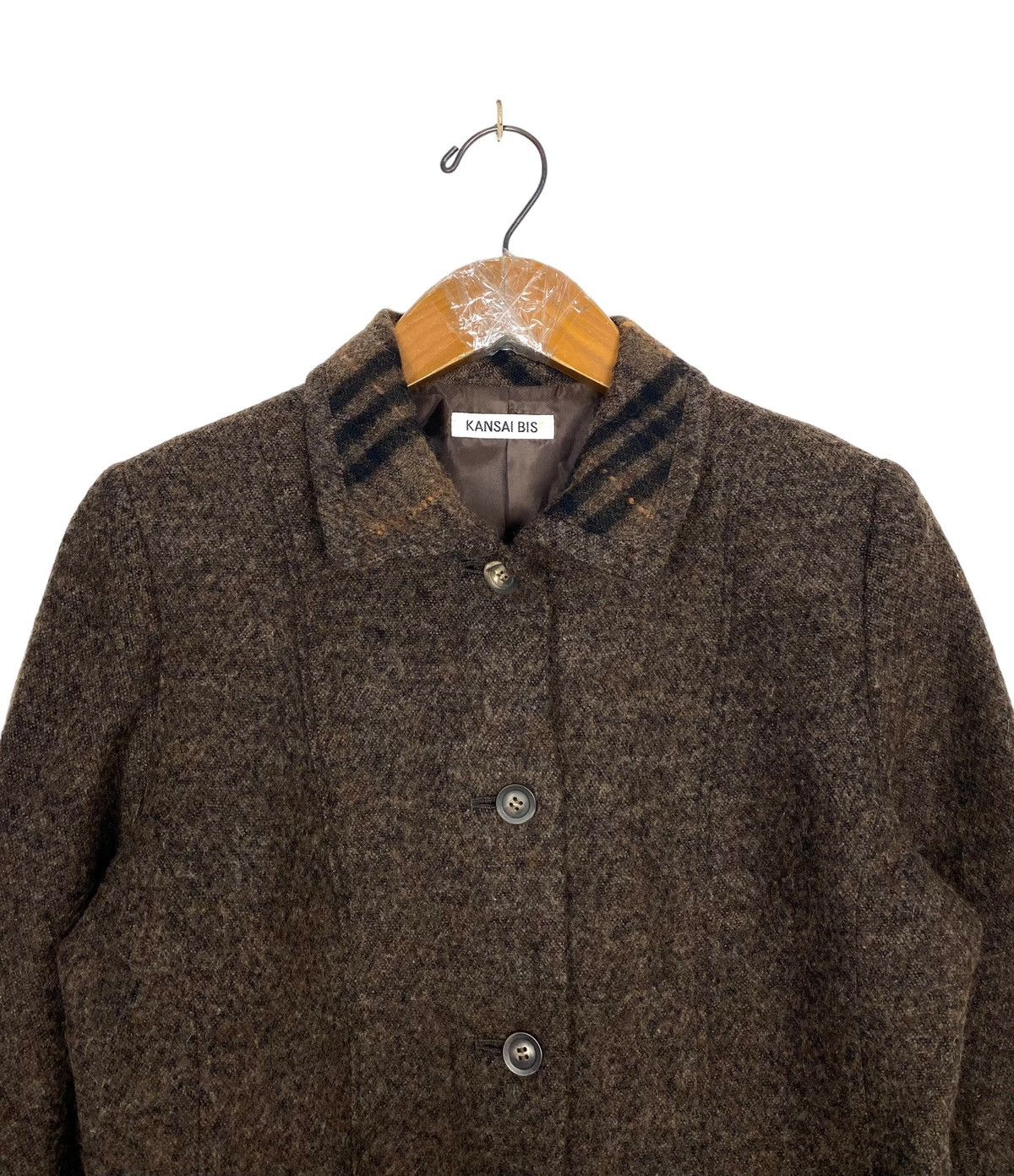 Kansai Yamamoto Rare‼️ Vintage Kansai Bis Wool Coat Made in Japan Size M / US 6-8 / IT 42-44 - 4 Thumbnail