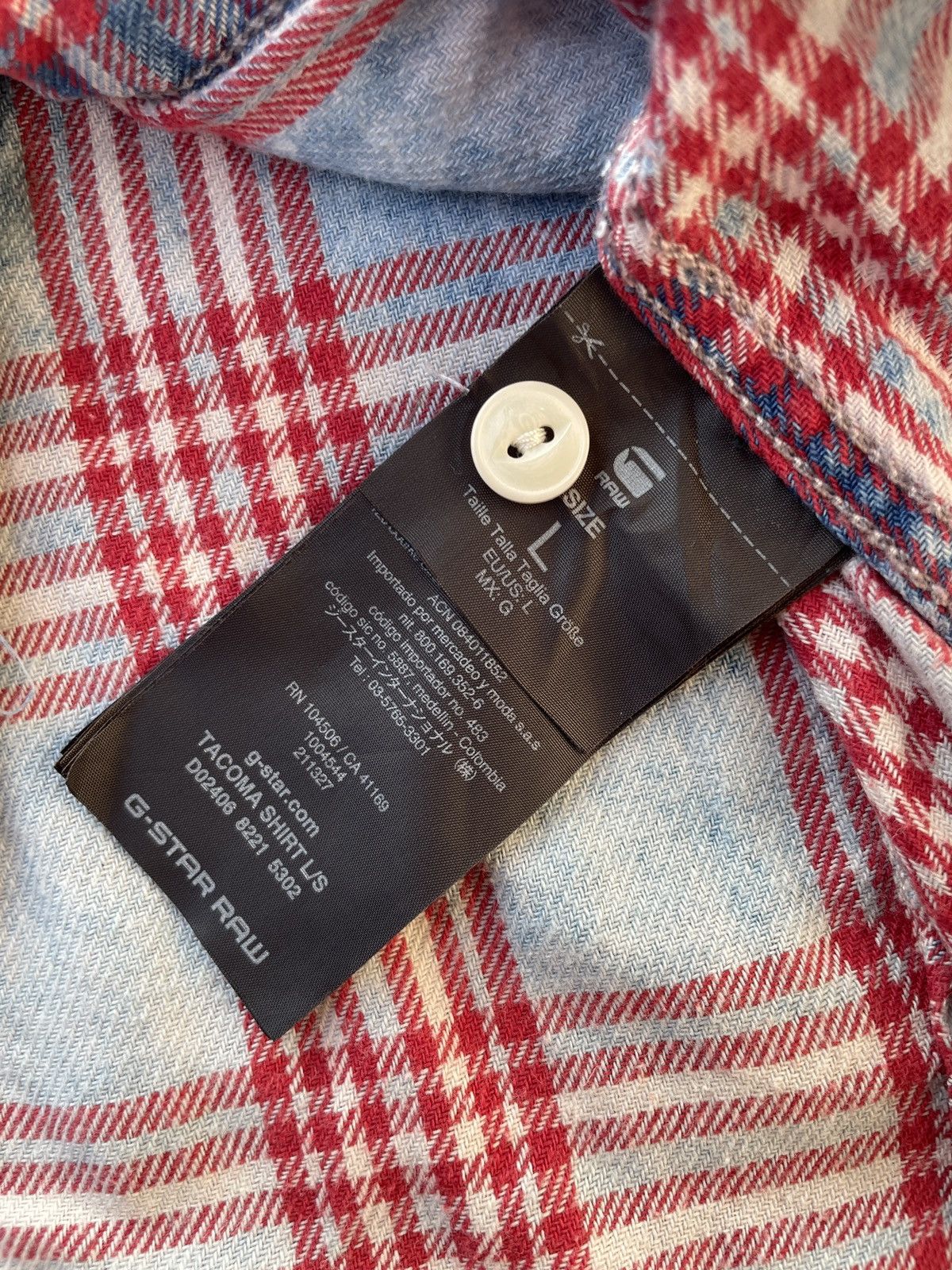 G-Star G-Star Raw Tacoma Longsleeve Check Shirt Size US L / EU 52-54 / 3 - 12 Thumbnail