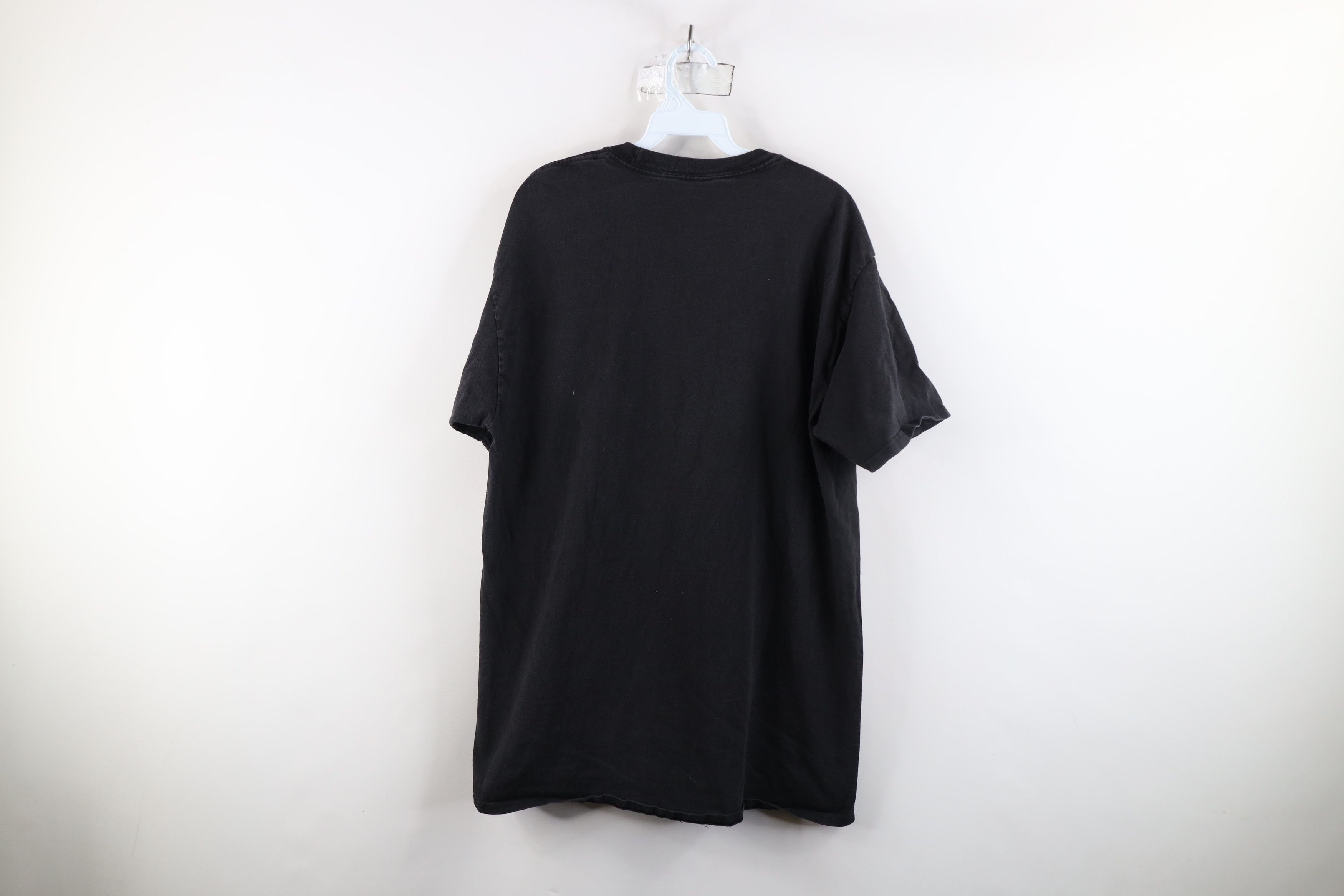 Vintage Vintage 90s Streetwear Cotton Short Sleeve T-Shirt Black Size US L / EU 52-54 / 3 - 12 Thumbnail