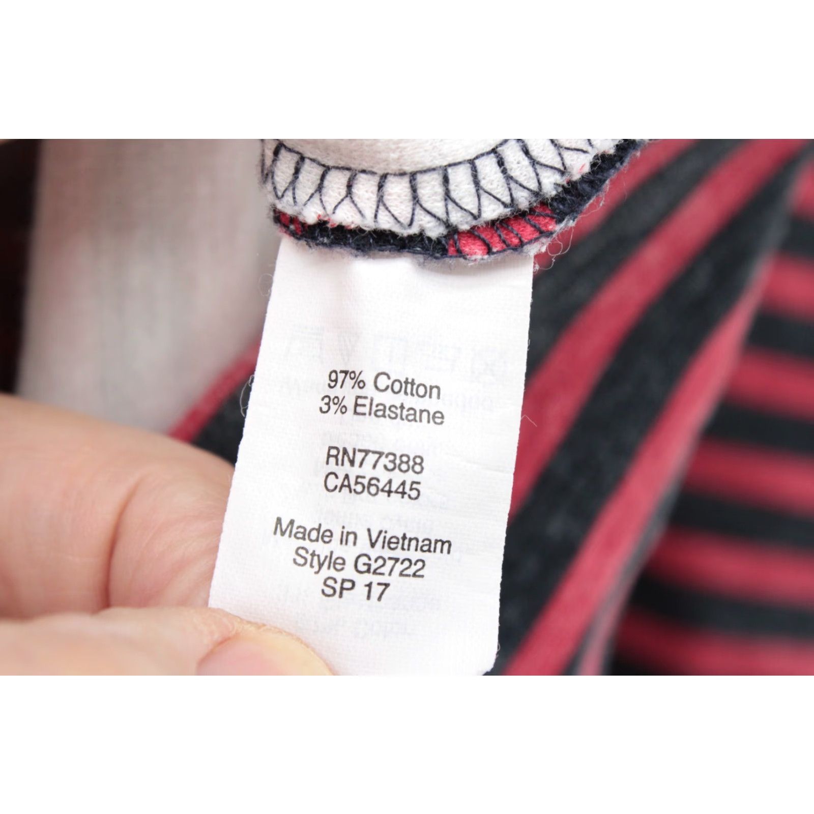 J.Crew J Crew Striped Cotton Dress G2722 Red/Navy Medium Sailor Casual Beachy Size M / US 6-8 / IT 42-44 - 7 Thumbnail