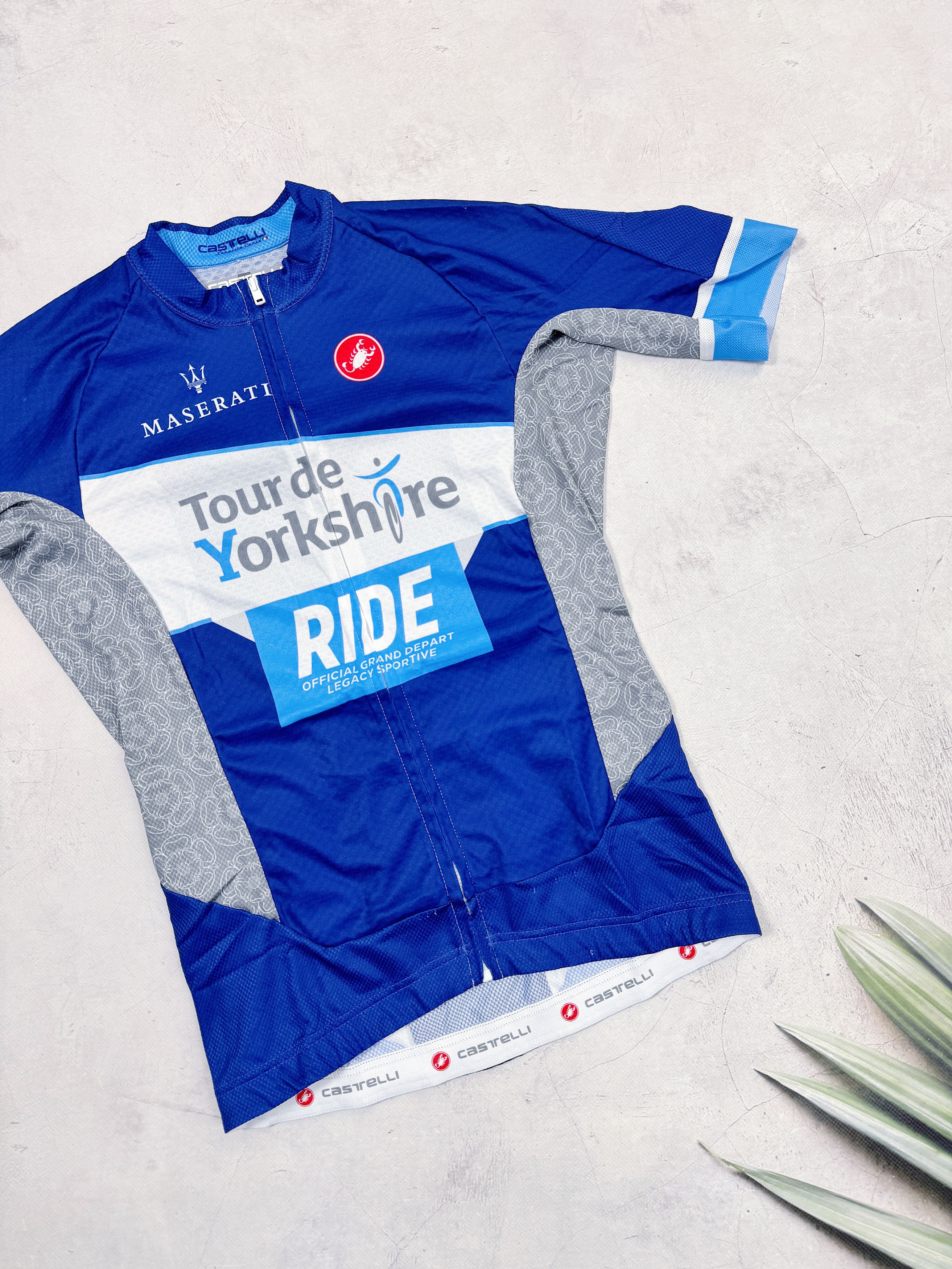 Sports Specialties Castelli Cycling Jersey Tour de Yorkshire Ride Maserati Size US M / EU 48-50 / 2 - 4 Thumbnail