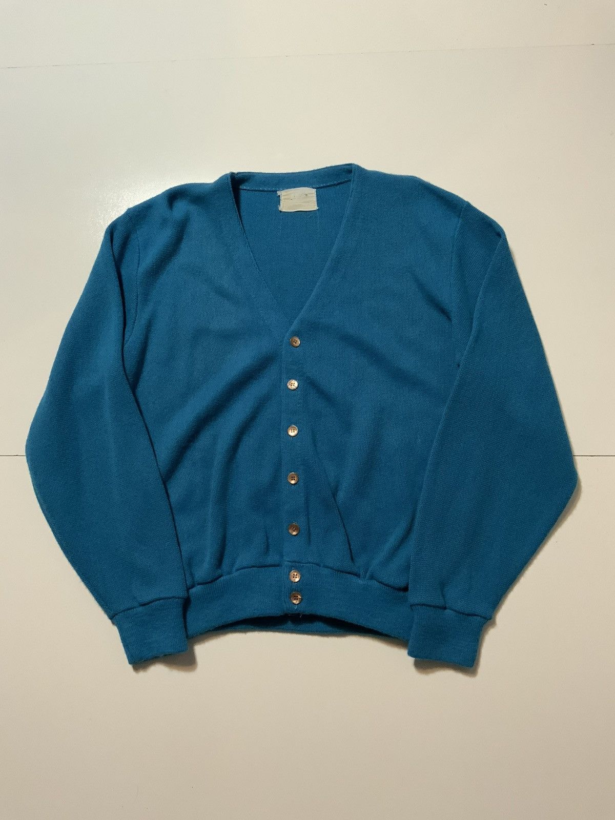 Sears × Vintage VTG 60s 70s Kings Road Sears Rockabilly Cardigan Sweater Size US L / EU 52-54 / 3 - 1 Thumbnail