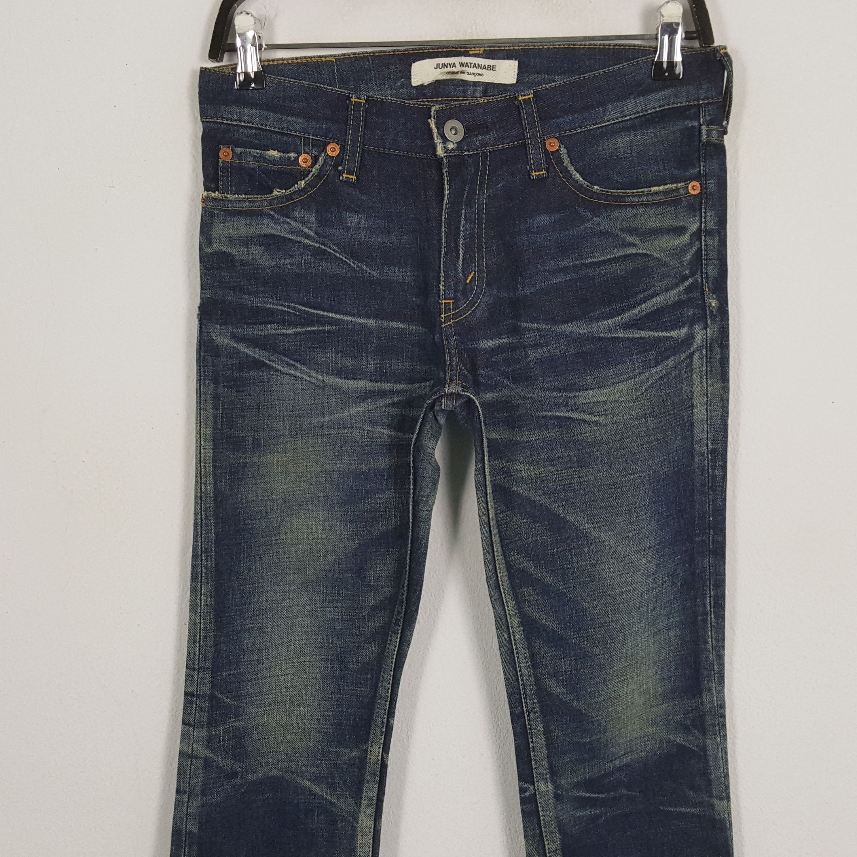 Comme des Garcons × Junya Watanabe × Vintage COMMME DE GARCONS JUNYA WATANABE Fashion Designer Jeans Size US 29 - 2 Thumbnail