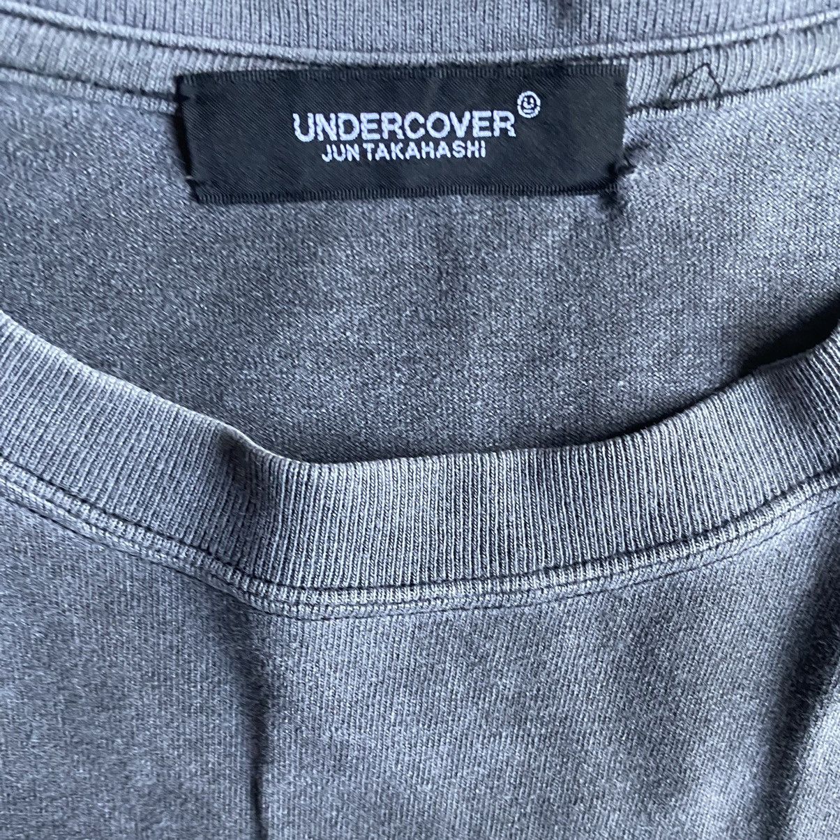 Undercover SS18 The Janus Grey Acid Wash Oversize Tee Size US L / EU 52-54 / 3 - 4 Thumbnail