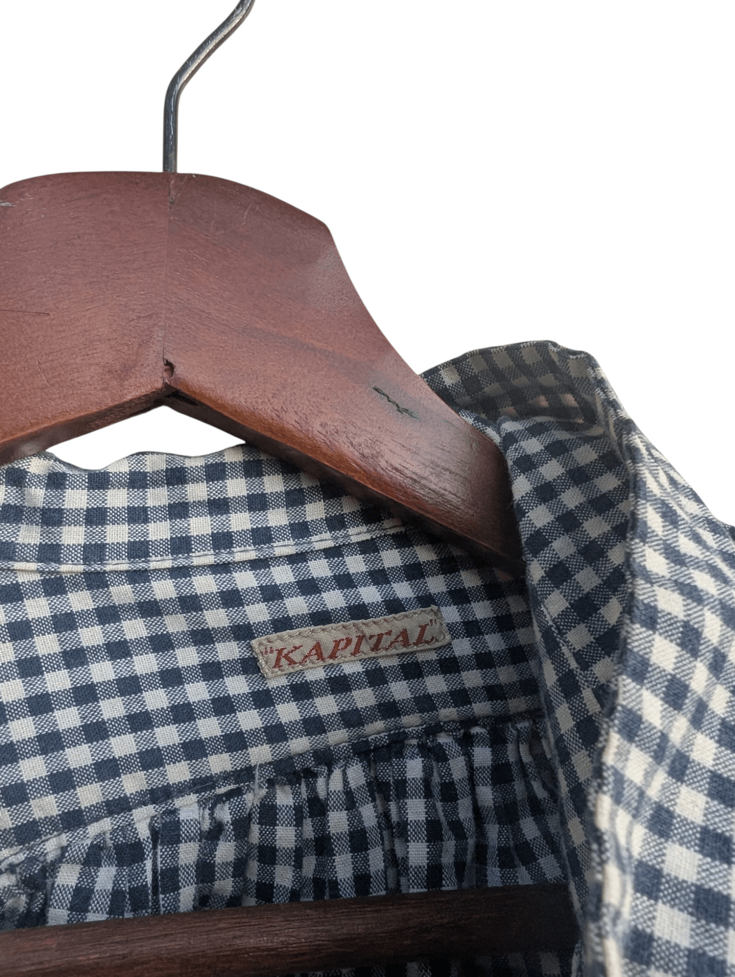 Kapital Kapital Checkered Cotton Shirt with Ruffles Size M / US 6-8 / IT 42-44 - 3 Thumbnail