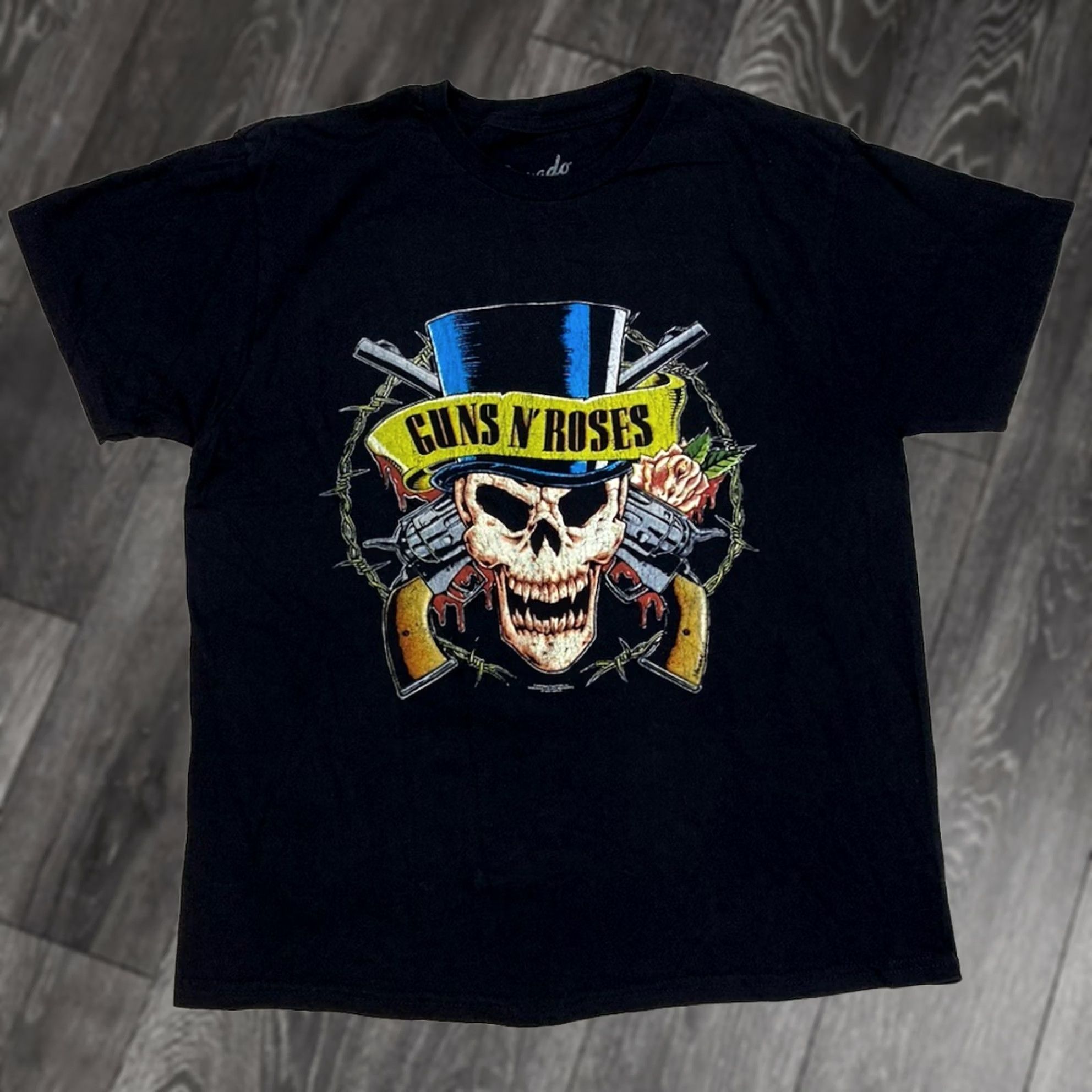 Bravado VINTAGE Guns N Roses Graphic T-shirt Women Medium Black Short Sleeve Music Size M / US 6-8 / IT 42-44 - 1 Thumbnail