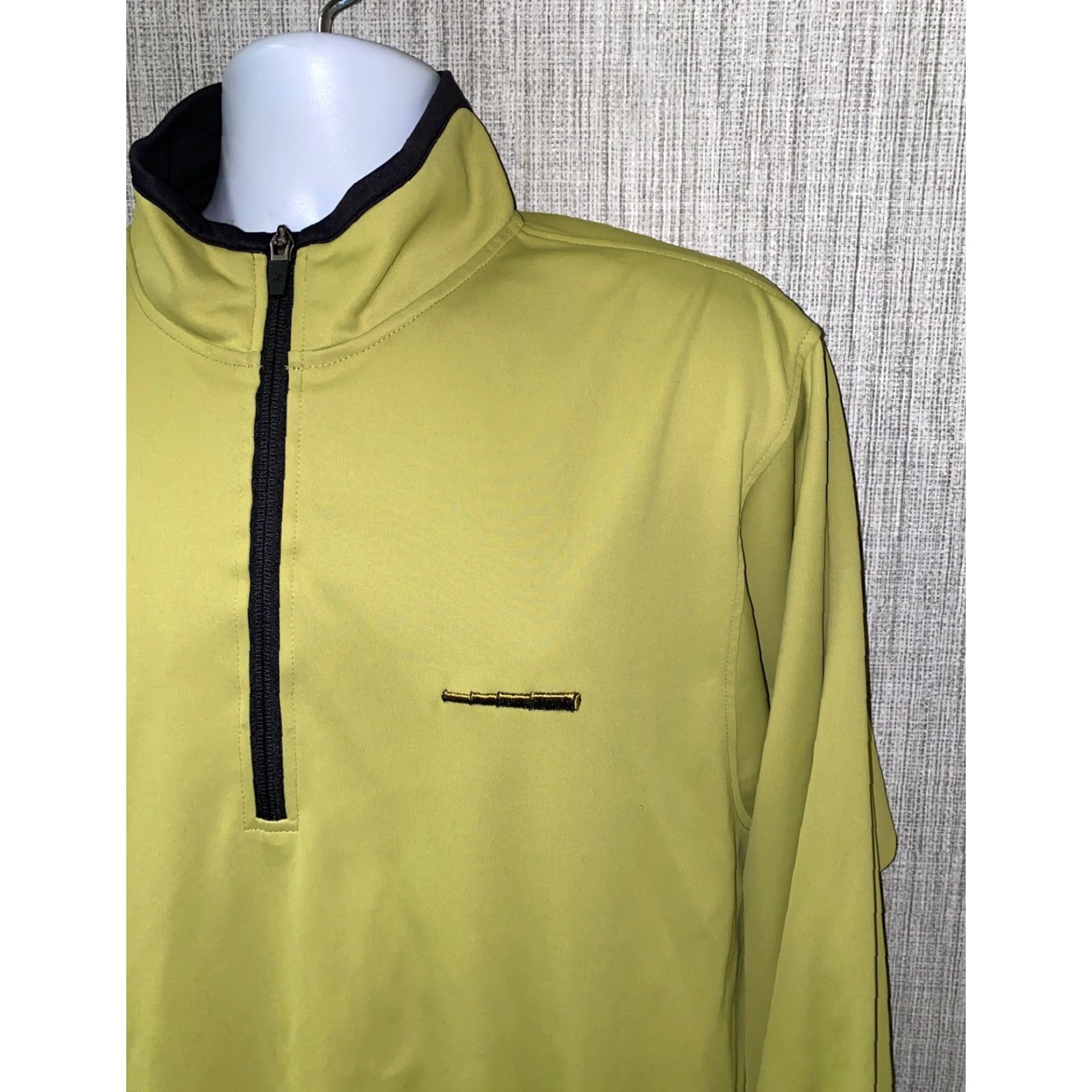 Vintage Zero Restriction Mens Mustard Yellow 1/2 Zip Pullover Jacket Size L Size US L / EU 52-54 / 3 - 2 Thumbnail