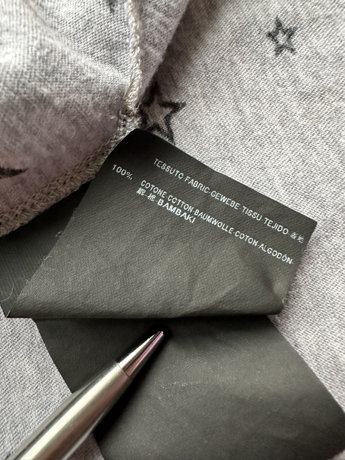 Saint Laurent Paris SS15 Saint Laurent star logo grey t shirt Psych Rock Hedi L Size US L / EU 52-54 / 3 - 19 Thumbnail
