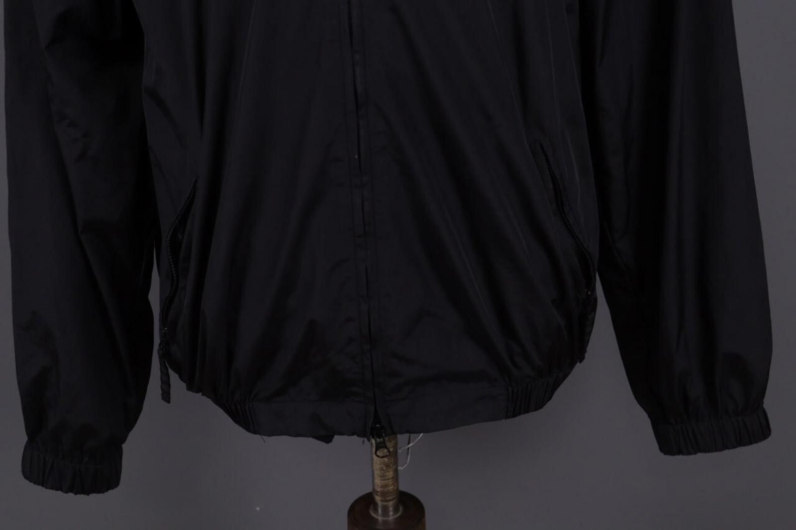 La Martina La Martina Argentina Black #3 Nylon Full Zip Bomber Jacket Size M / US 6-8 / IT 42-44 - 3 Thumbnail