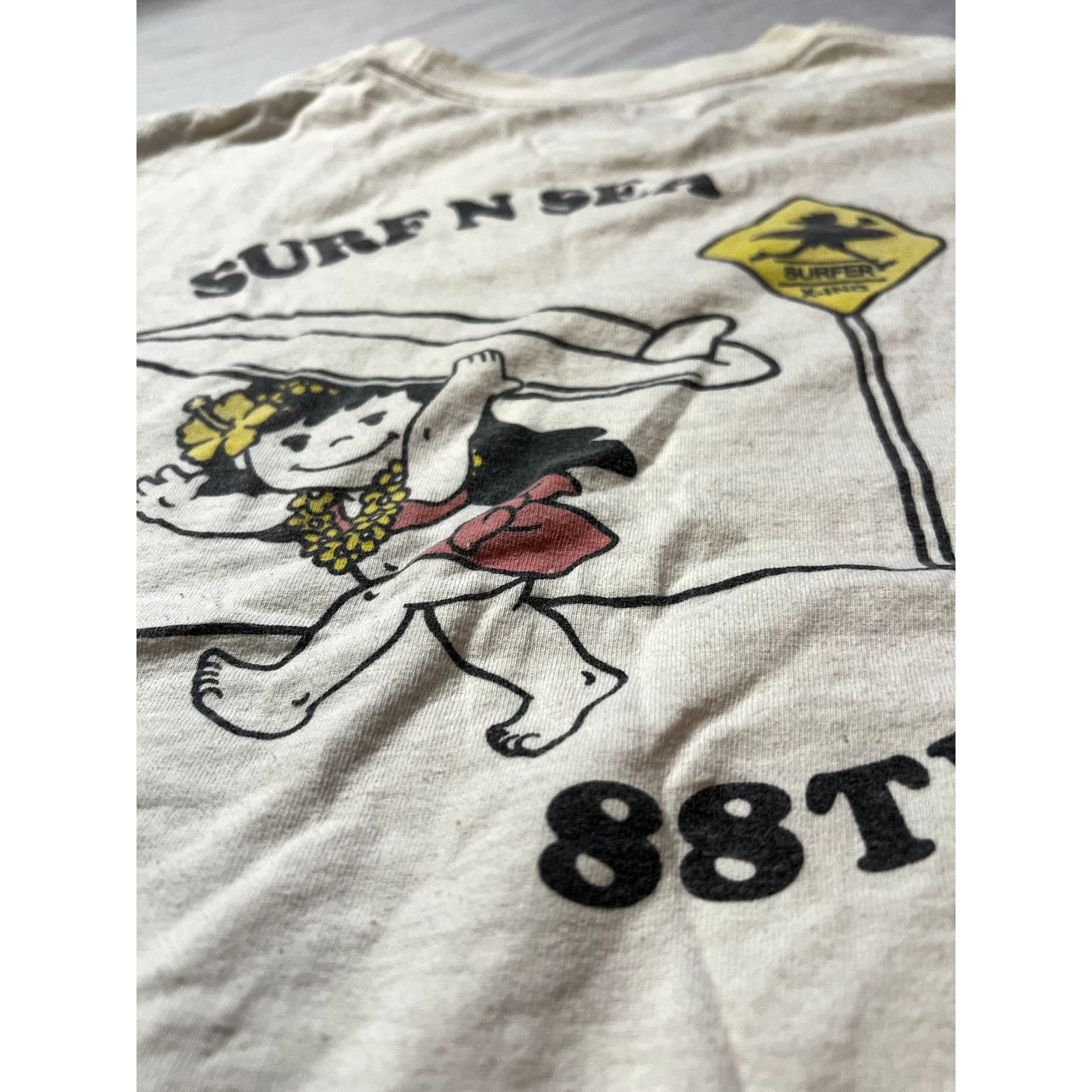 Hanes Hanes White T-Shirt Surf N Sea 88Tees Hawaii Graphic Medium Size US M / EU 48-50 / 2 - 3 Thumbnail