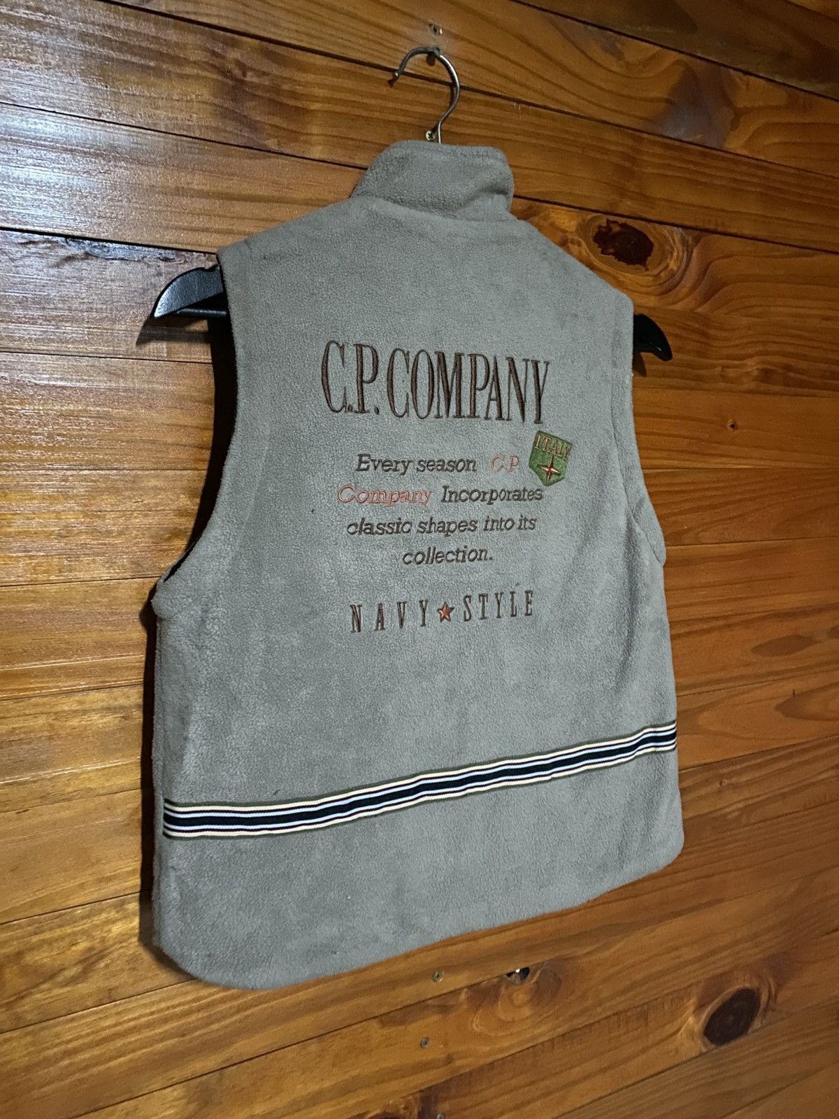 C.P. Company C.P. Company Reversible Fleece Puffer Vest Italian Utility Size US XS / EU 42 / 0 - 18 Thumbnail