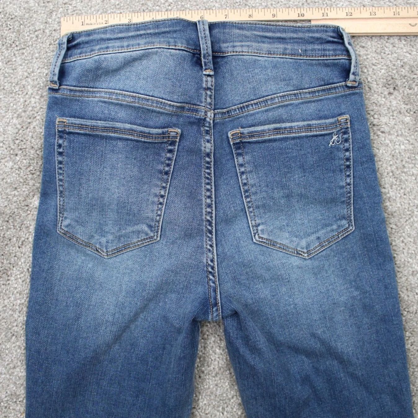 Sam Edelman Sam Edelman Jeans Women 26x28 Blue The Stiletto High Rise Skinny Ankle Denim Size 26" / US 2 / IT 38 - 7 Thumbnail