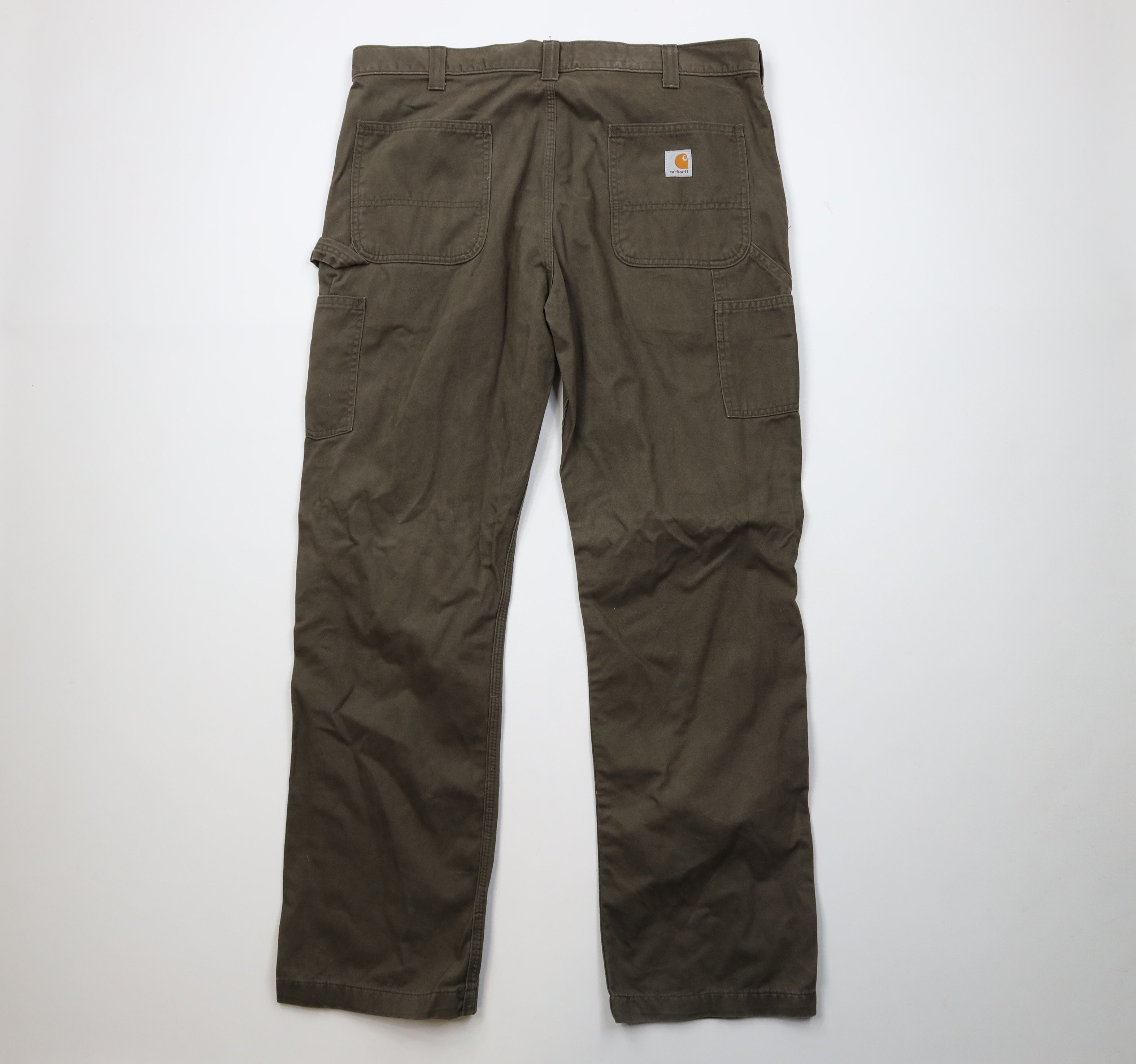 Carhartt Vintage Y2K Carhartt Fit Wide Leg Dungaree Pants Green Size US 38 / EU 54 - 10 Thumbnail